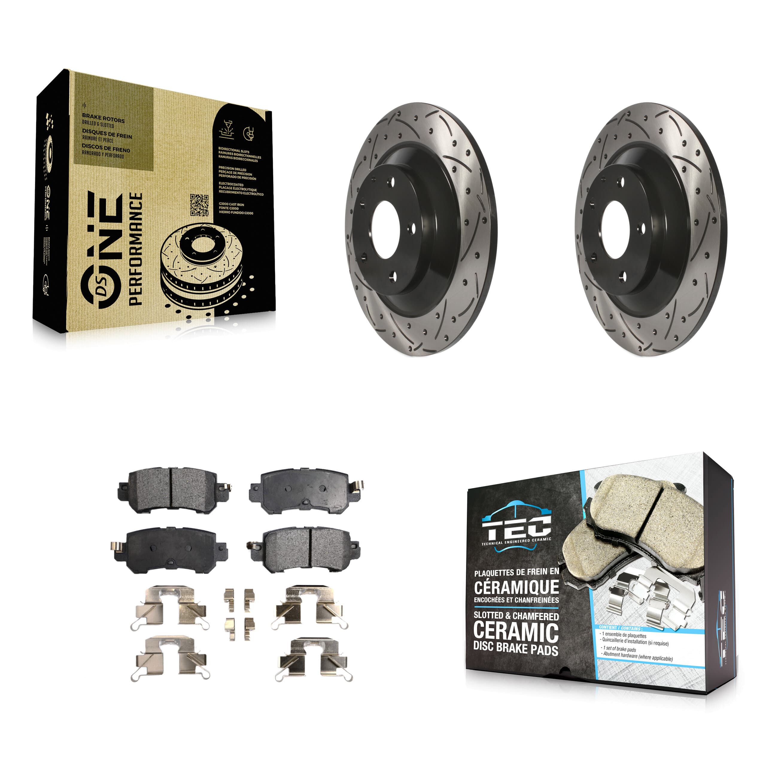 Transit Auto - KDT-100549 - Rear Disc Brake Kits image 1