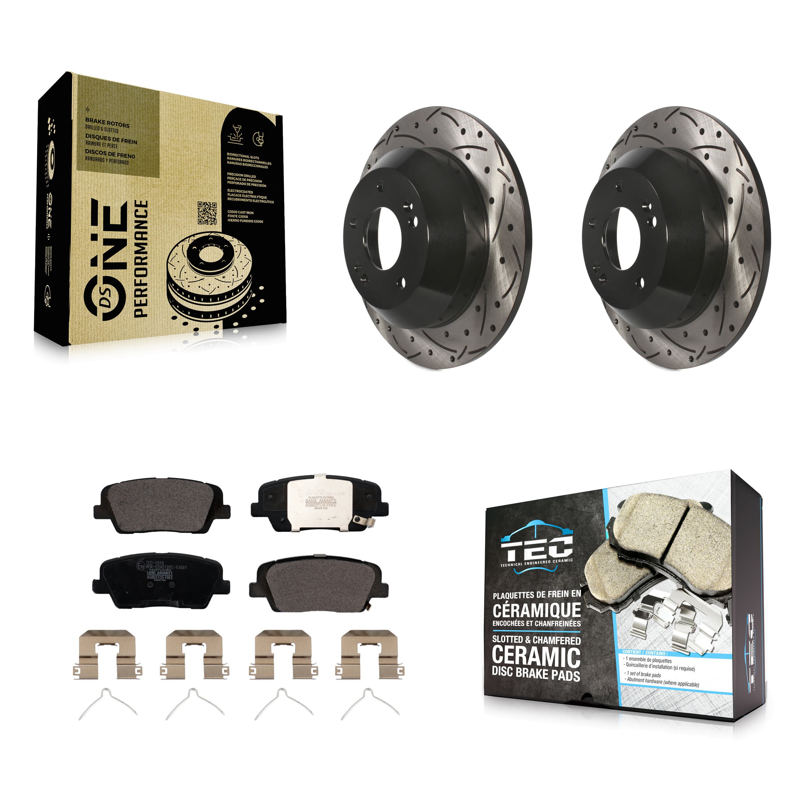 Transit Auto - KDT-100575 - Rear Disc Brake Kits image 1