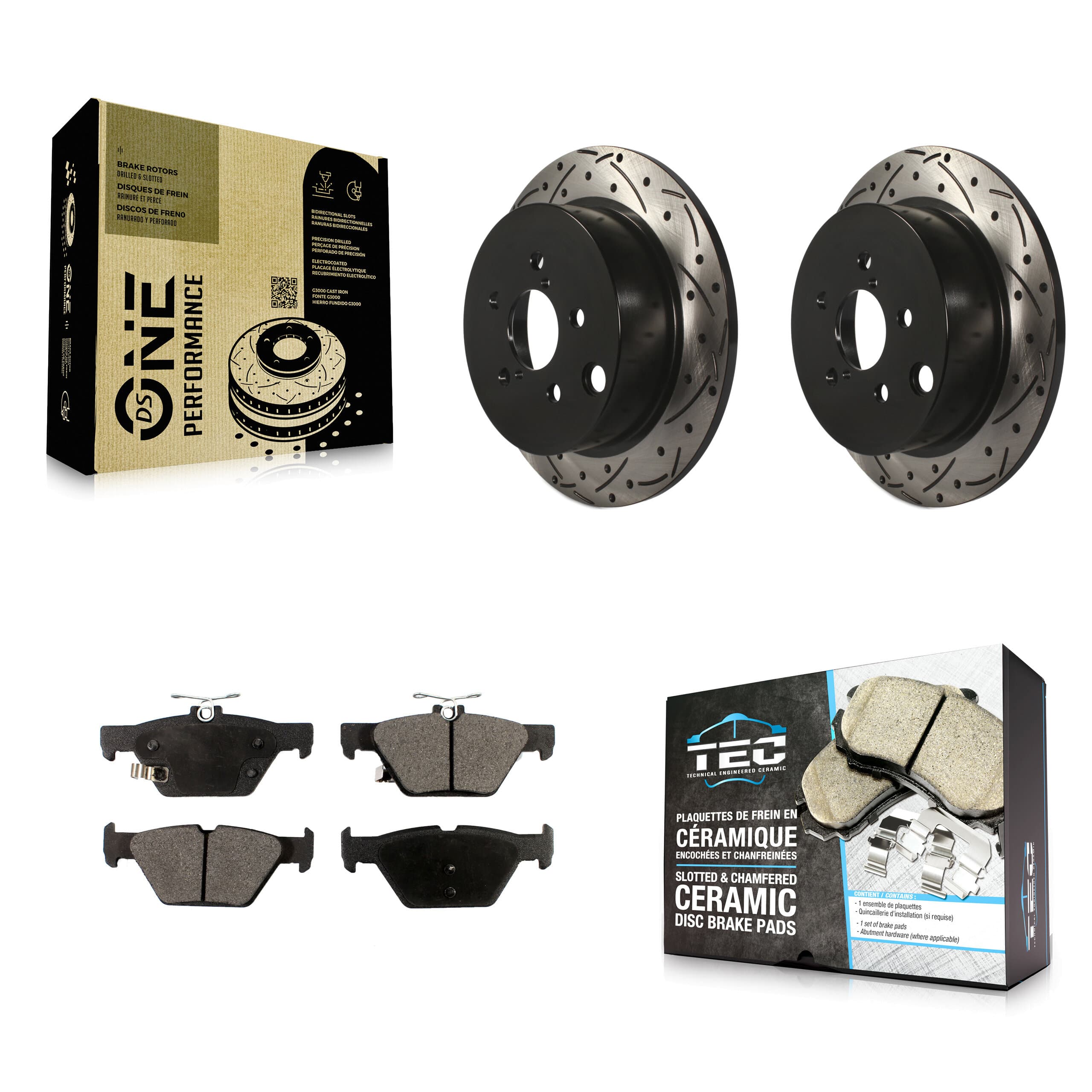 Transit Auto - KDT-100579 - Rear Disc Brake Kits image 1