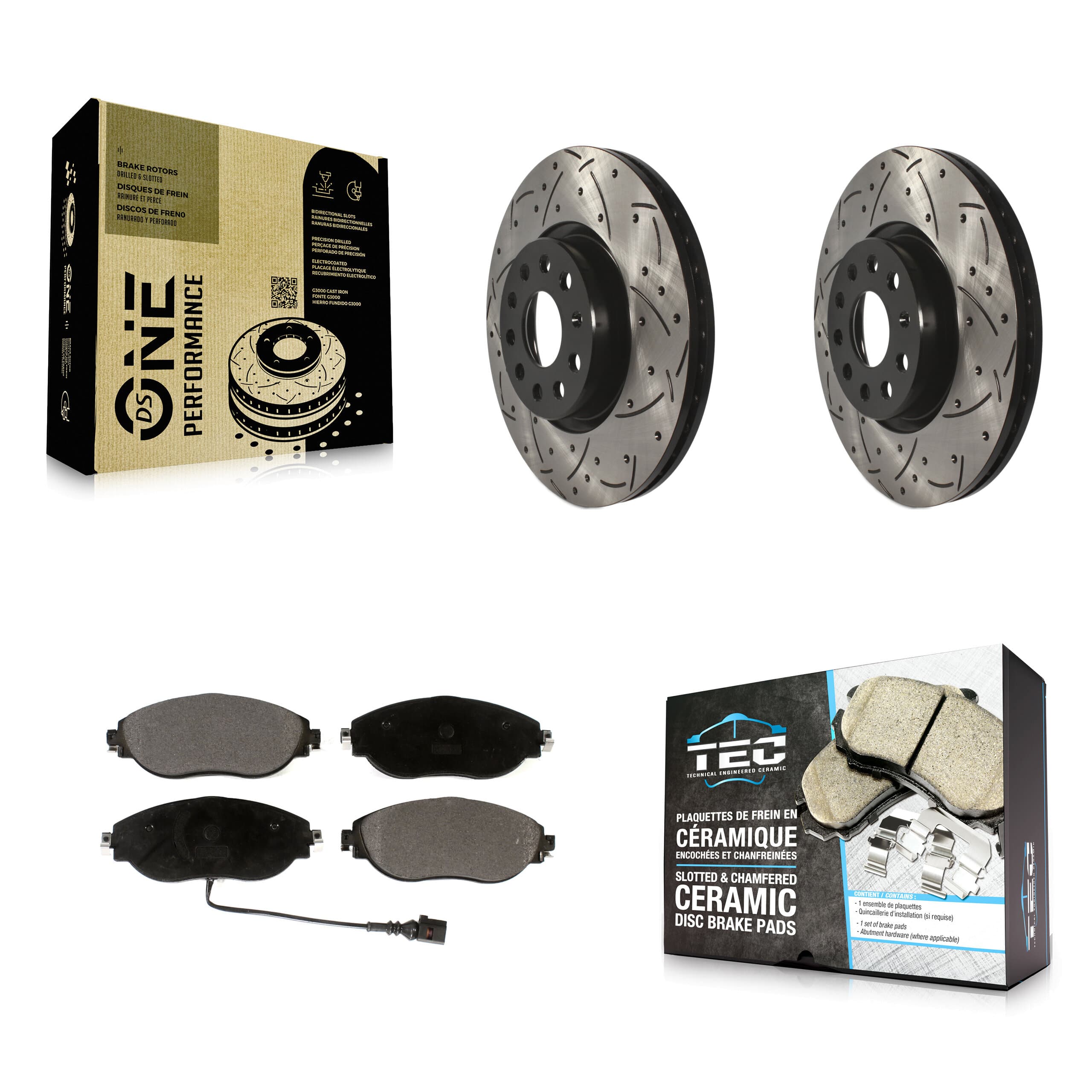 Transit Auto - KDT-100616 - Front Disc Brake Kits image 1