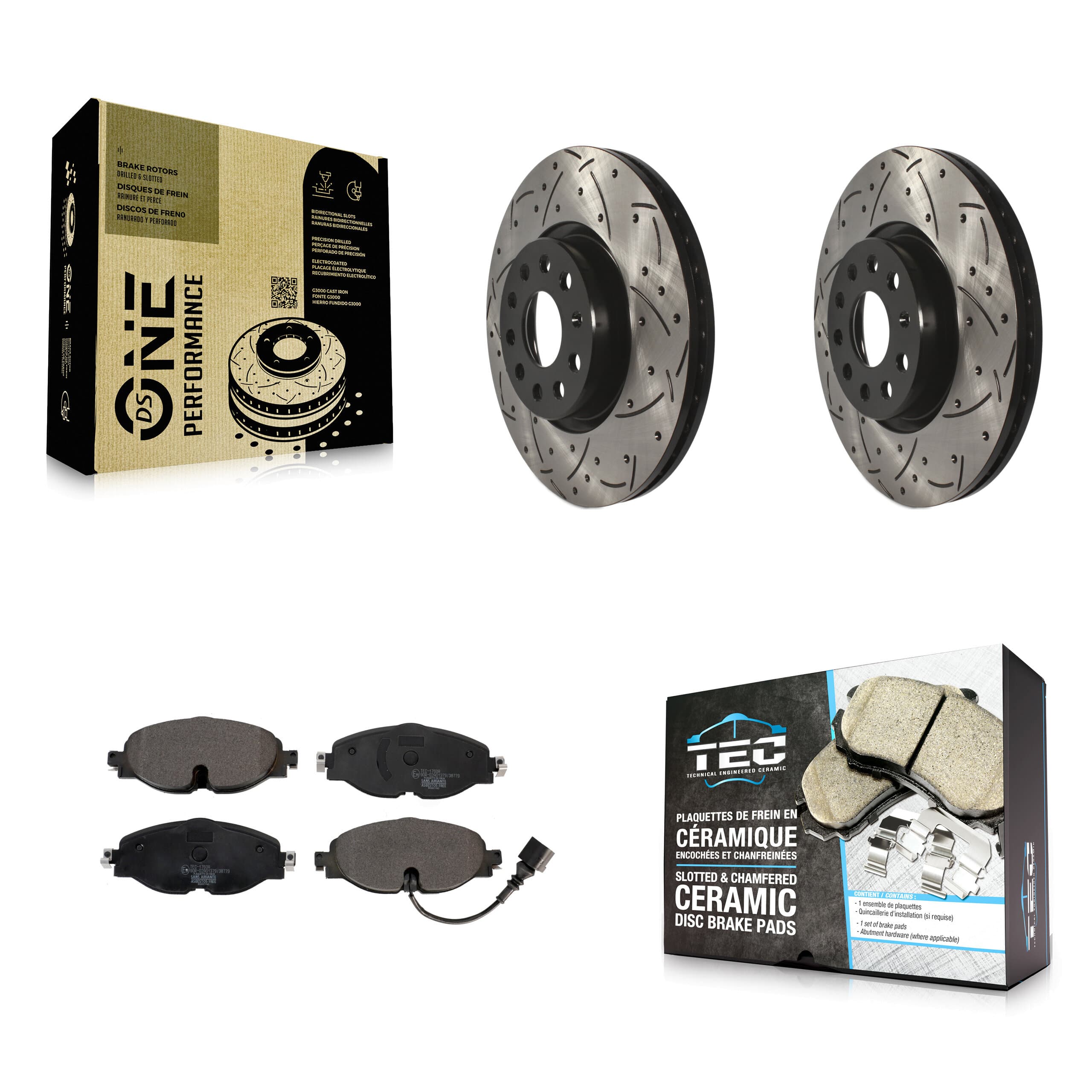 Transit Auto - KDT-100617 - Front Disc Brake Kits image 1