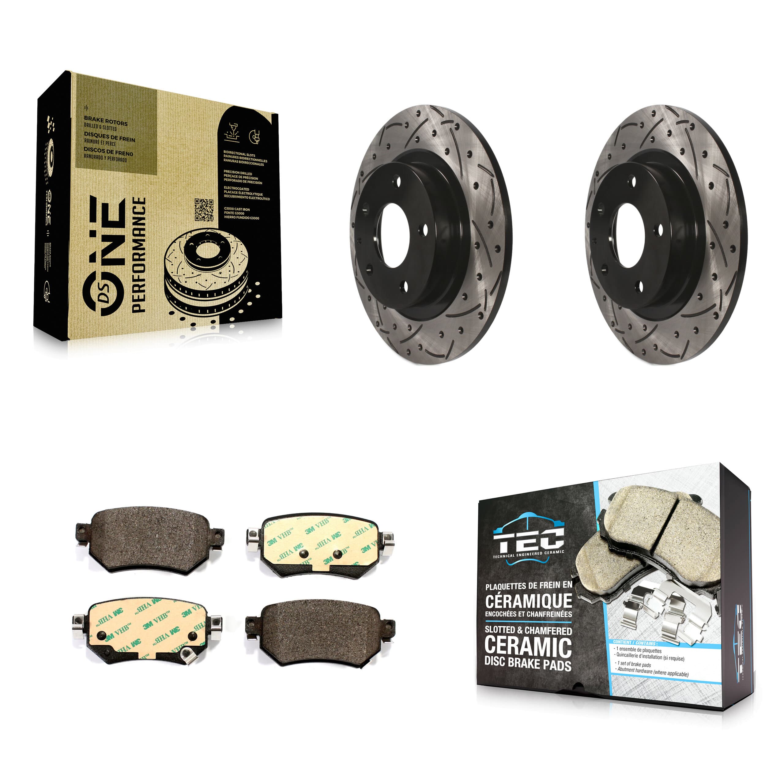 Transit Auto - KDT-100621 - Rear Disc Brake Kits image 1