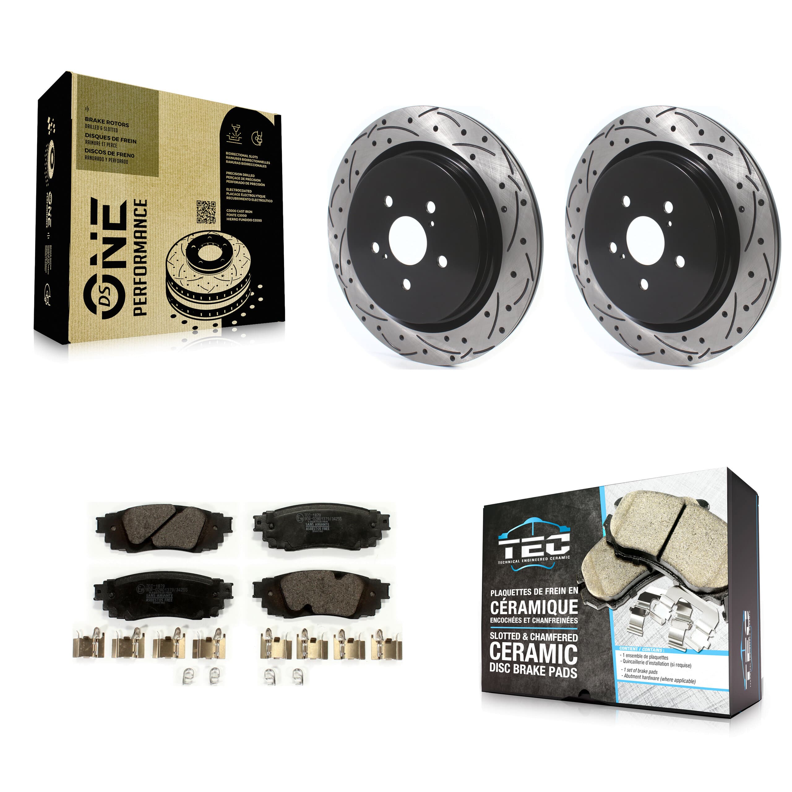 Transit Auto - KDT-100708 - Rear Disc Brake Kits image 1