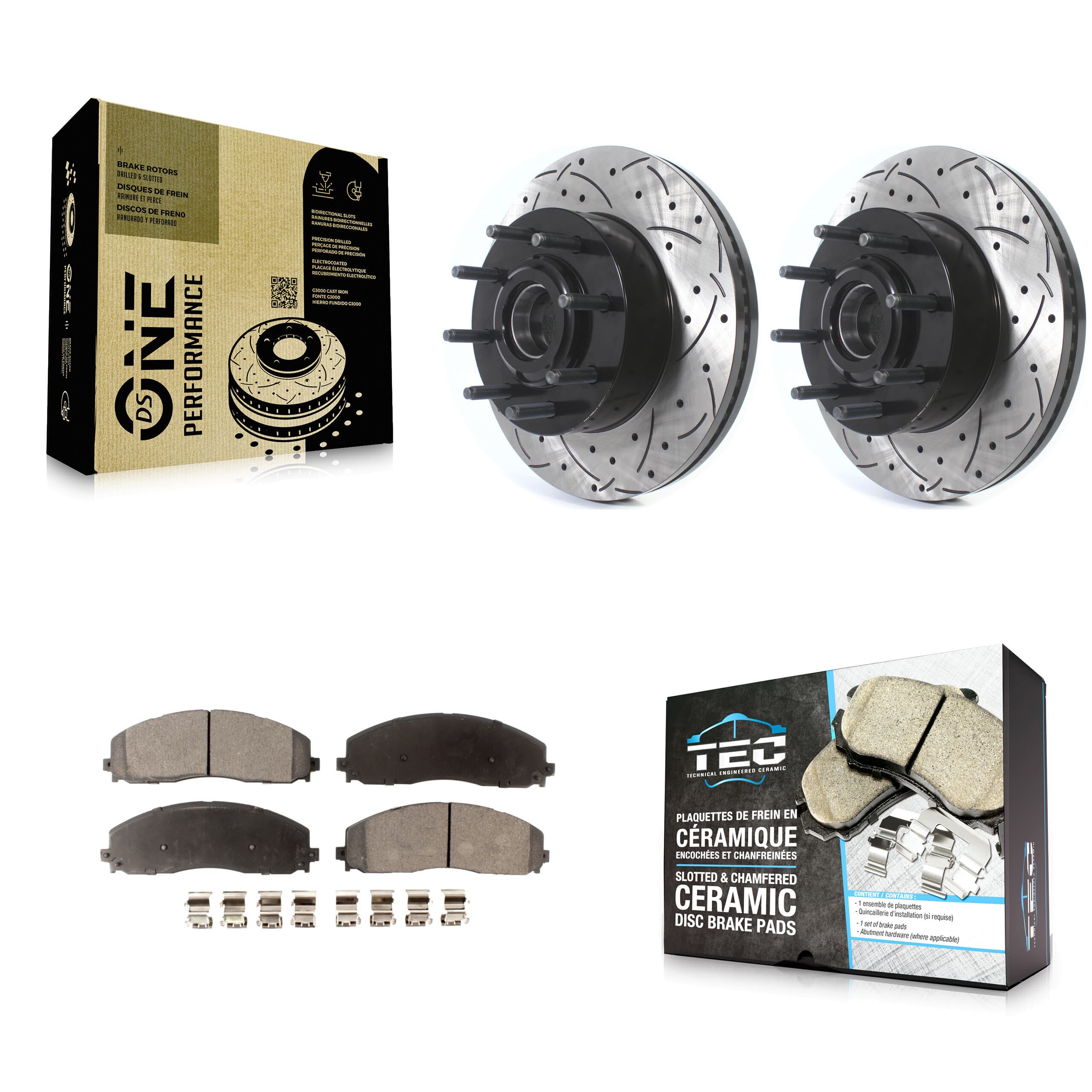 Transit Auto - KDT-100714 - Front Disc Brake Kits image 1