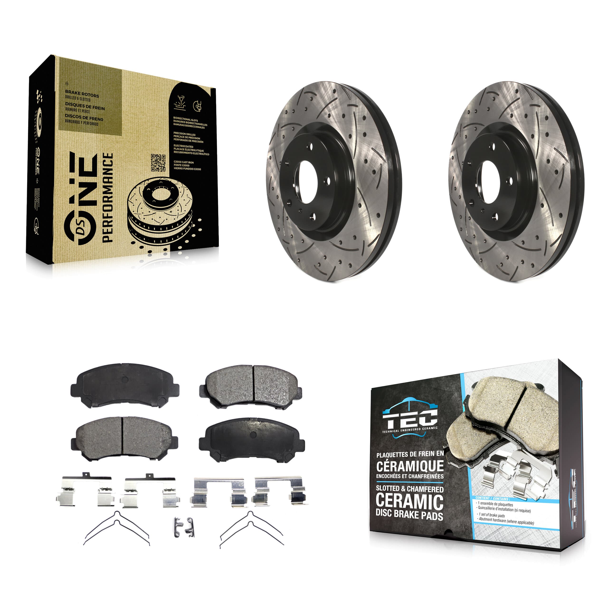 Transit Auto - KDT-100725 - Front Disc Brake Kits image 1