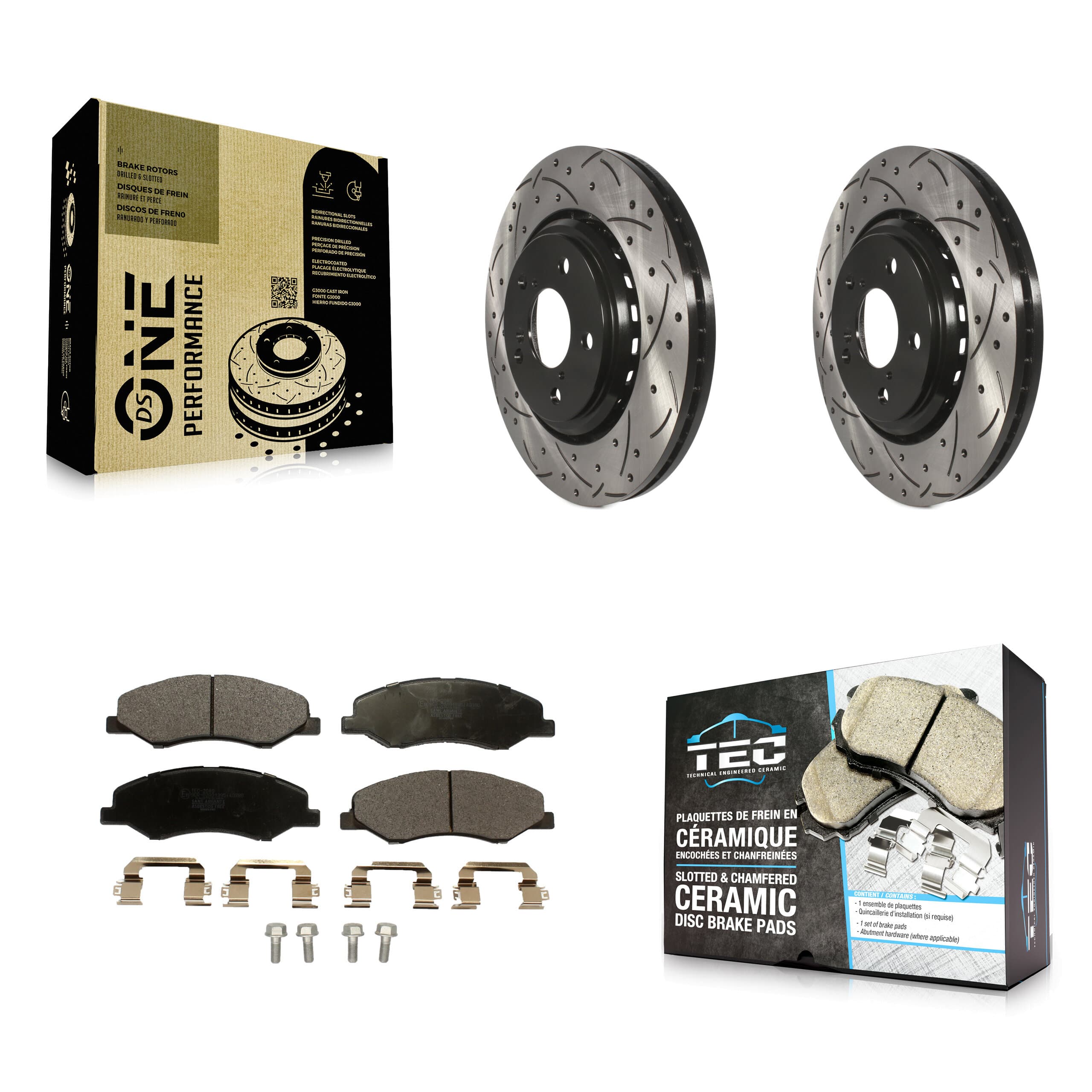 Transit Auto - KDT-100728 - Front Disc Brake Kits image 1