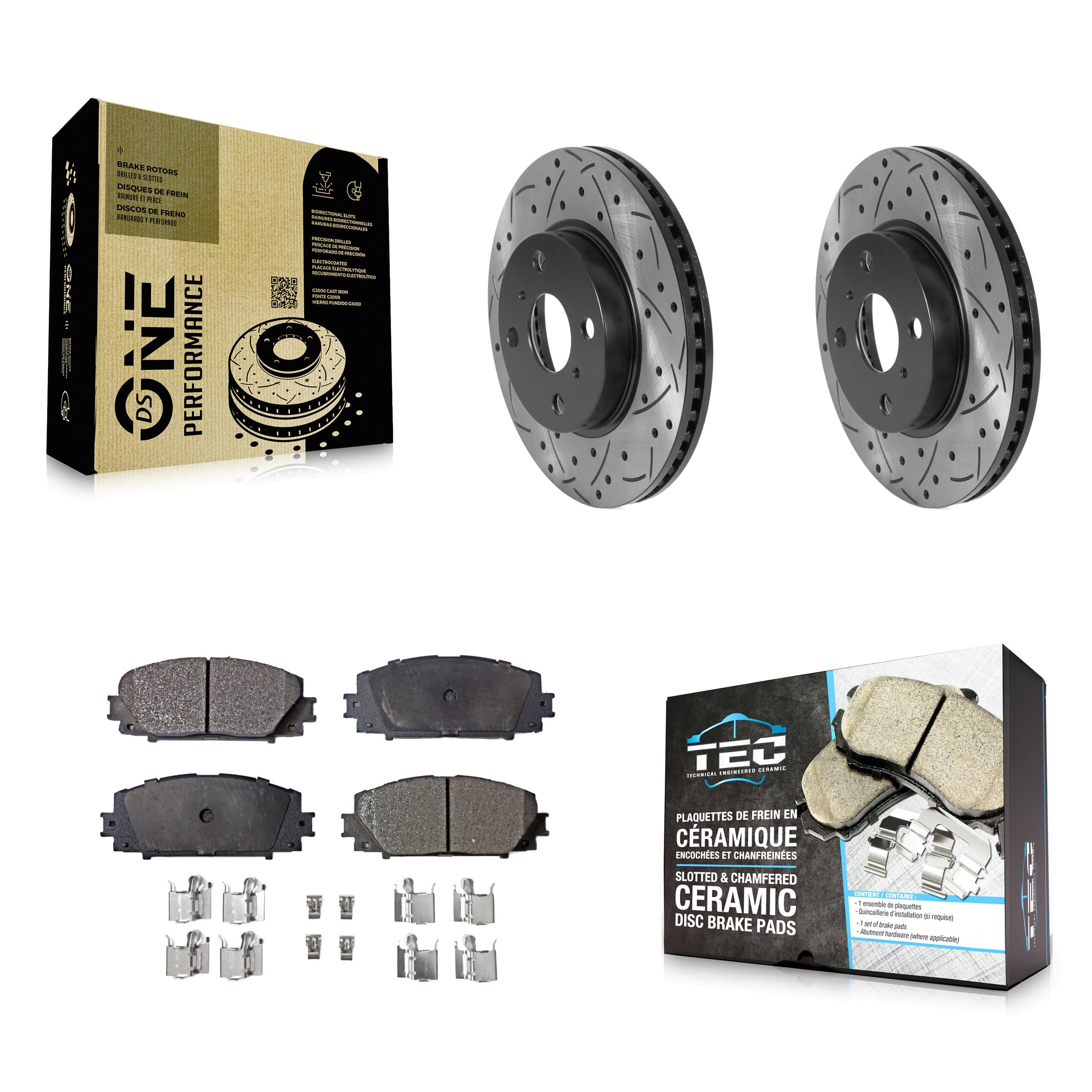 Transit Auto - KDT-100780 - Front Disc Brake Kits image 1