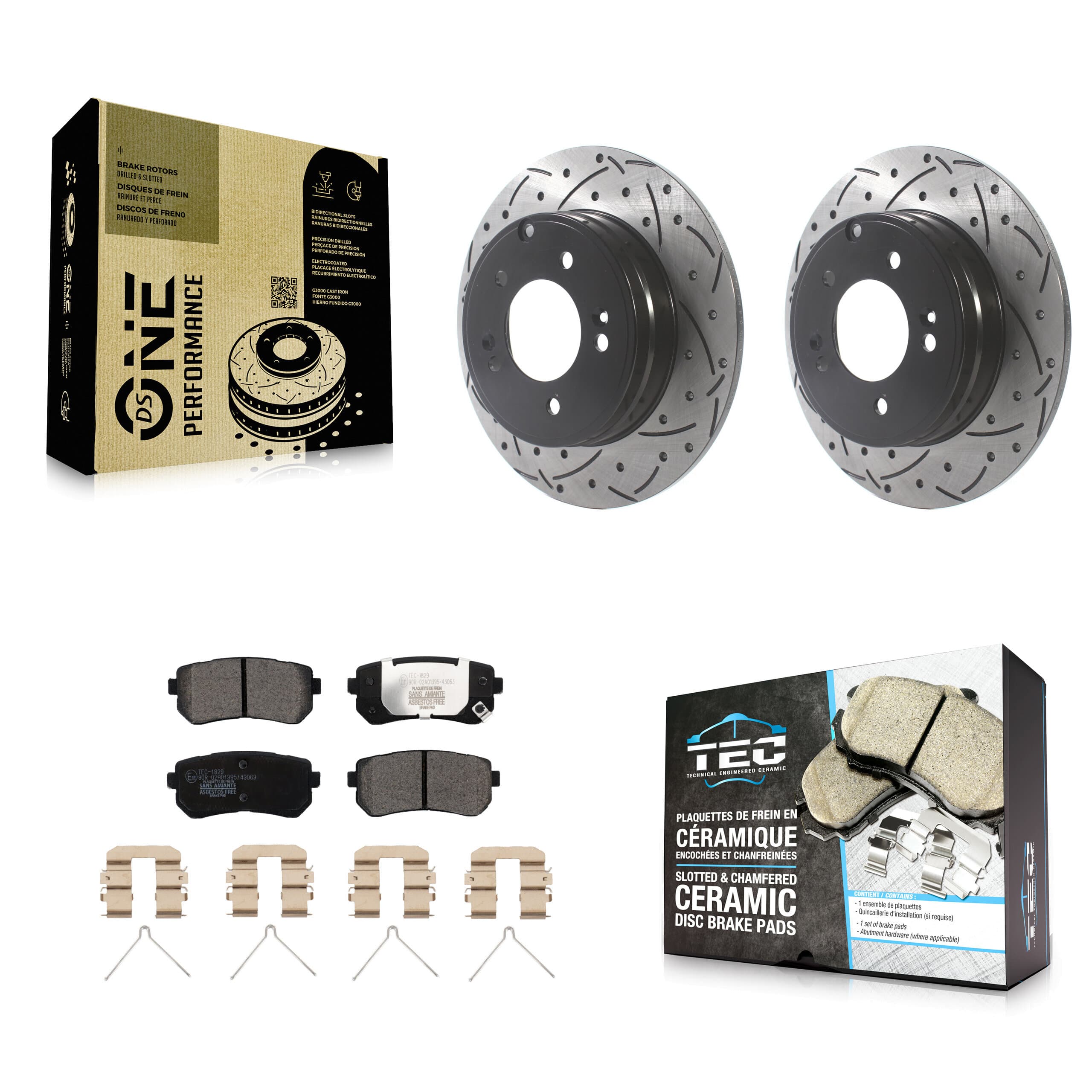 Transit Auto - KDT-100929 - Rear Disc Brake Kits image 1
