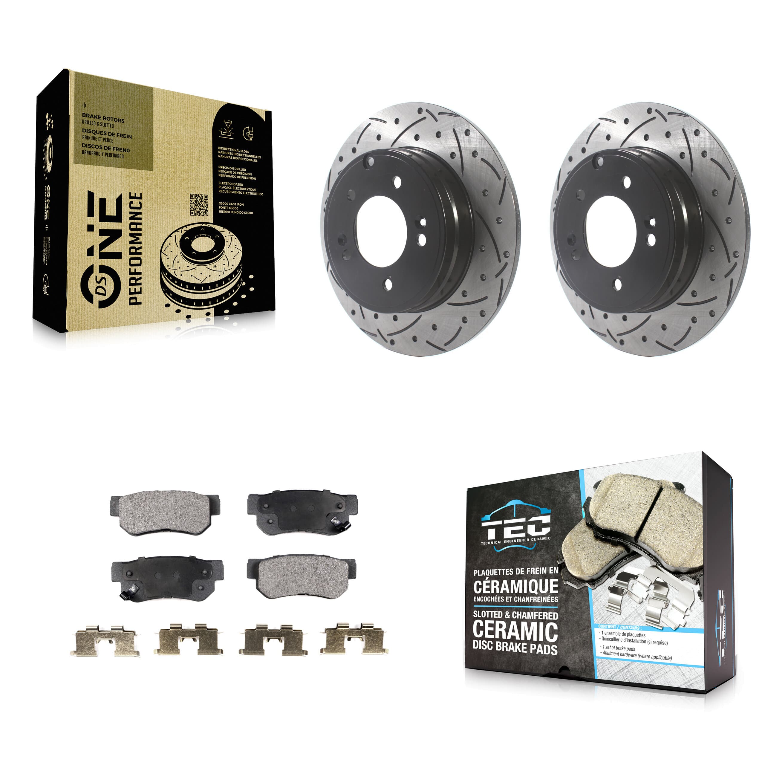Transit Auto - KDT-100930 - Rear Disc Brake Kits image 1