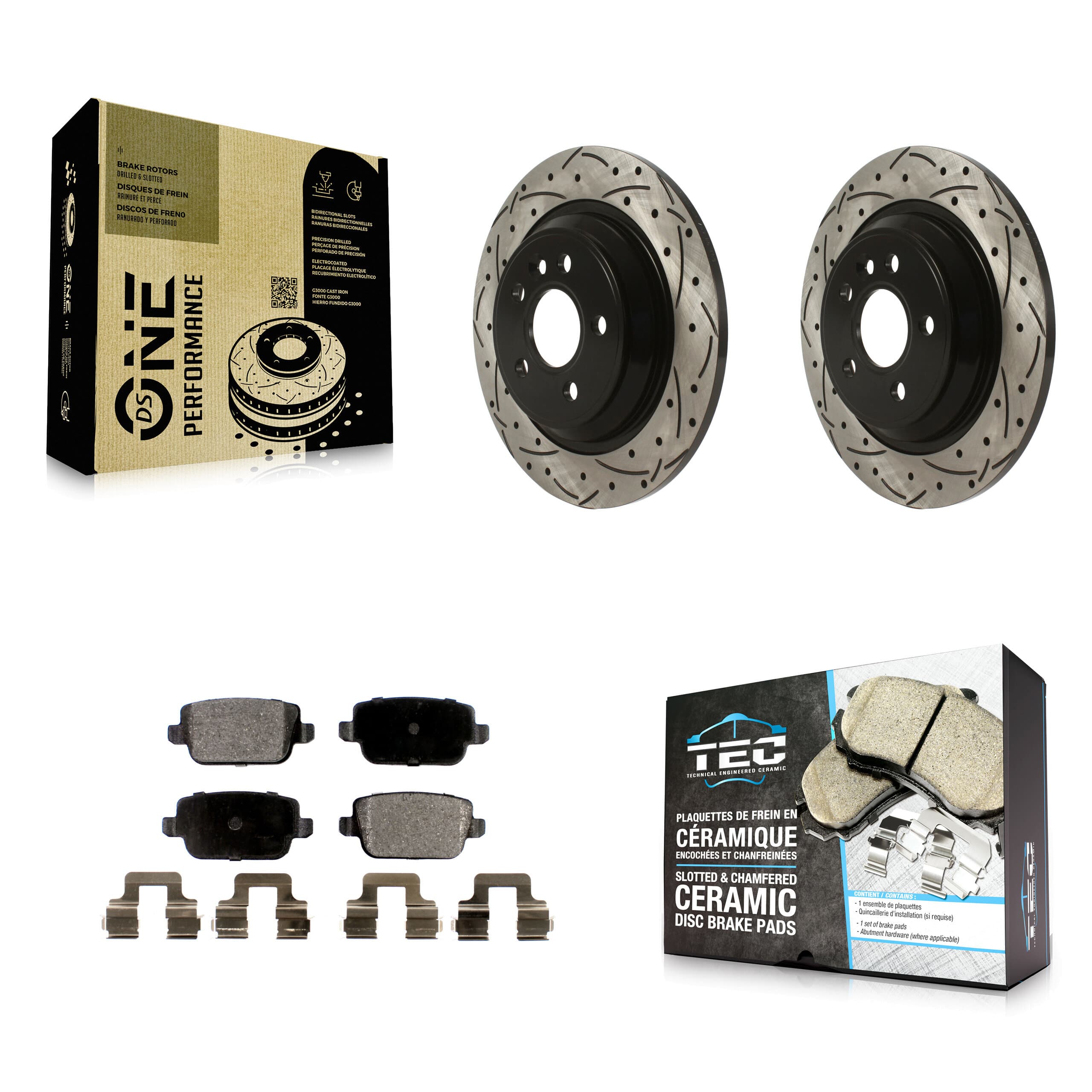 Transit Auto - KDT-100933 - Rear Disc Brake Kits image 1