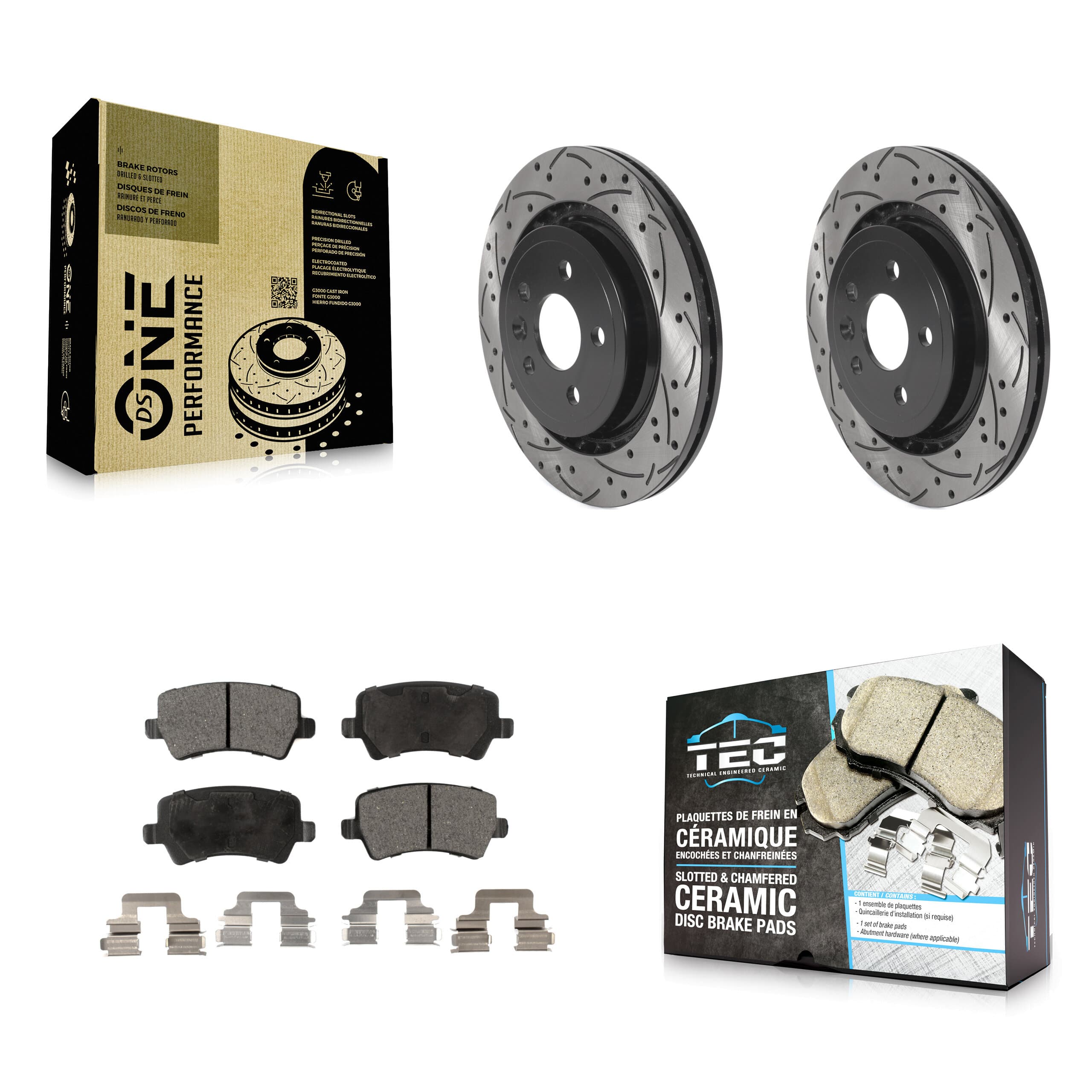Transit Auto - KDT-100934 - Rear Disc Brake Kits image 1