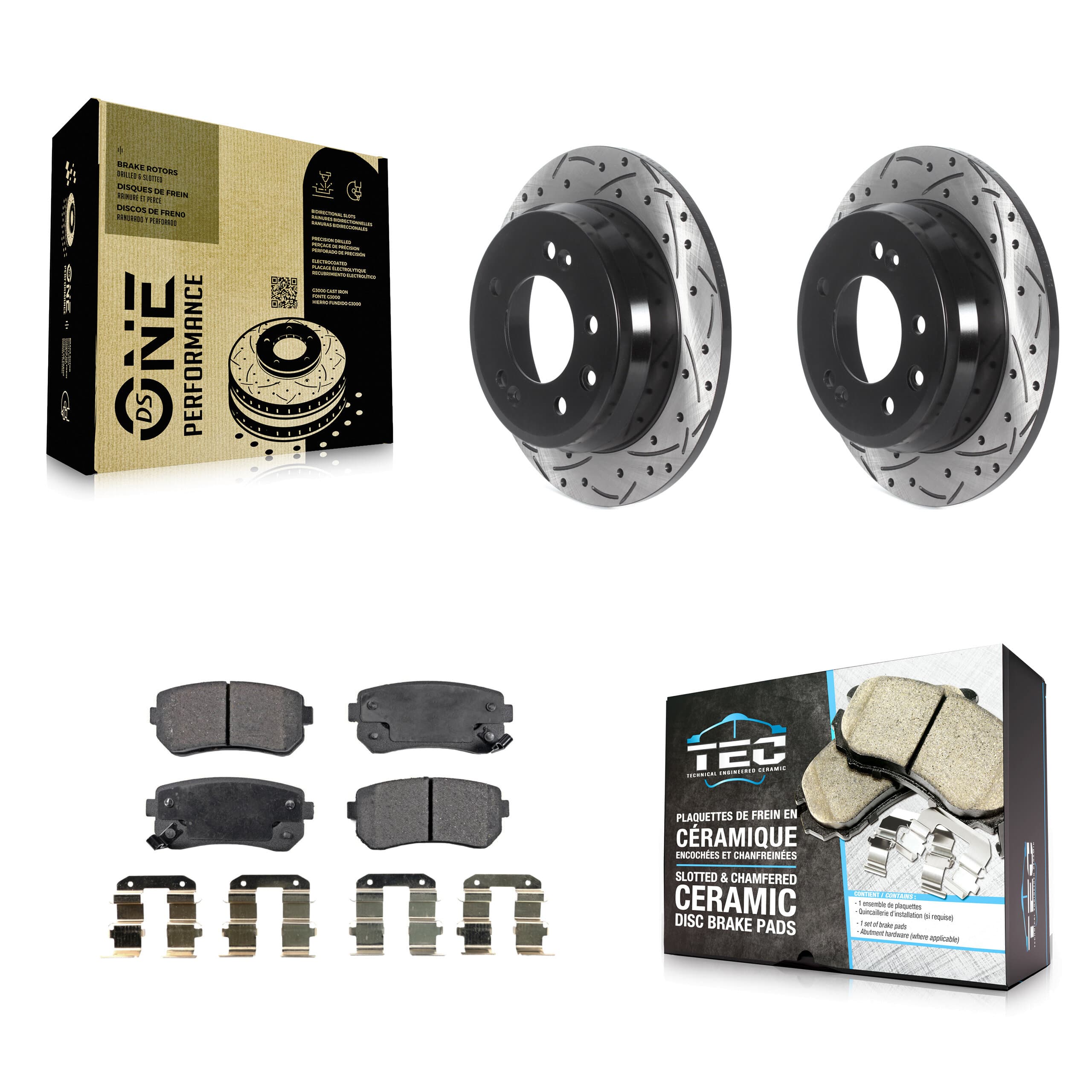 Transit Auto - KDT-100942 - Rear Disc Brake Kits image 1