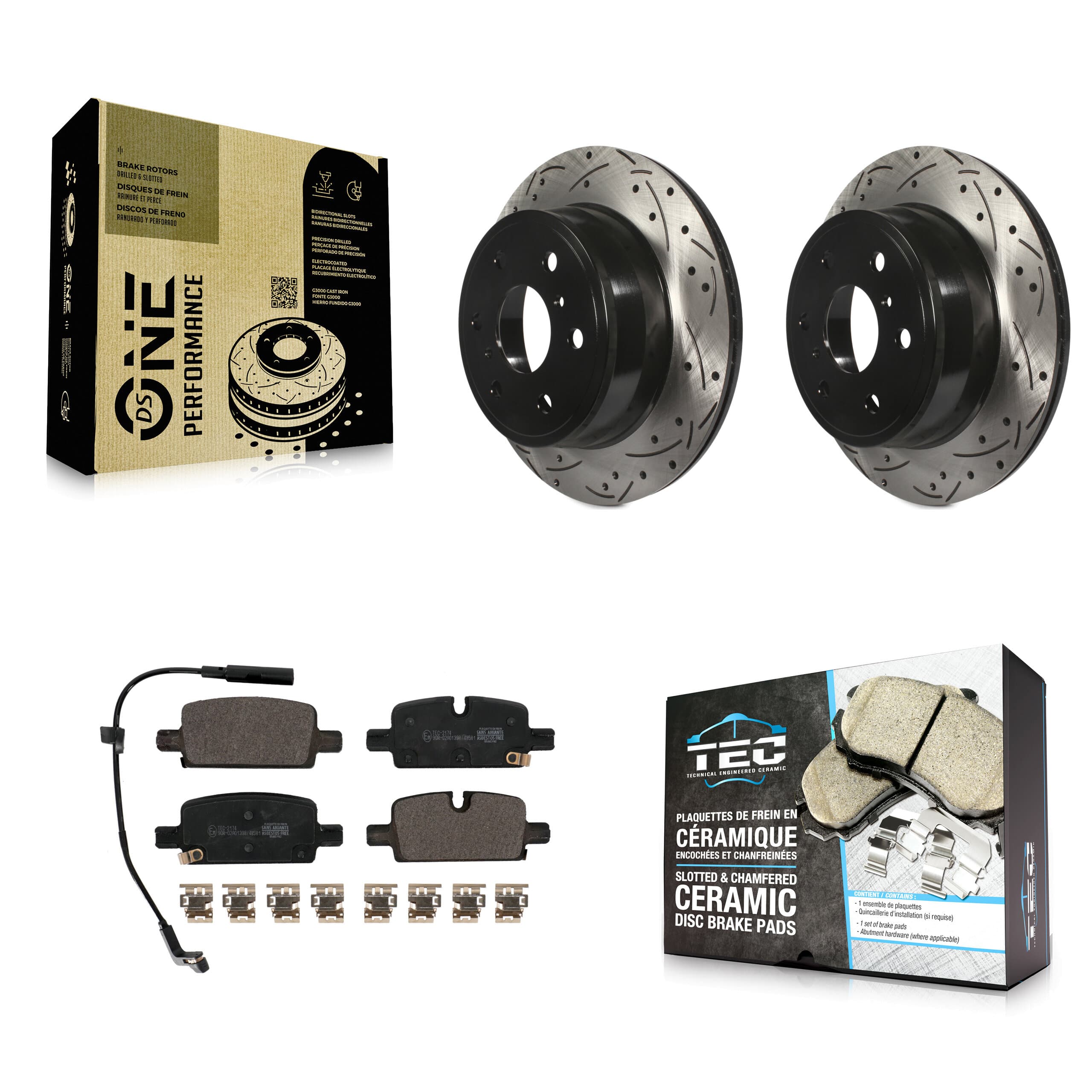 Transit Auto - KDT-101069 - Rear Disc Brake Kits image 1