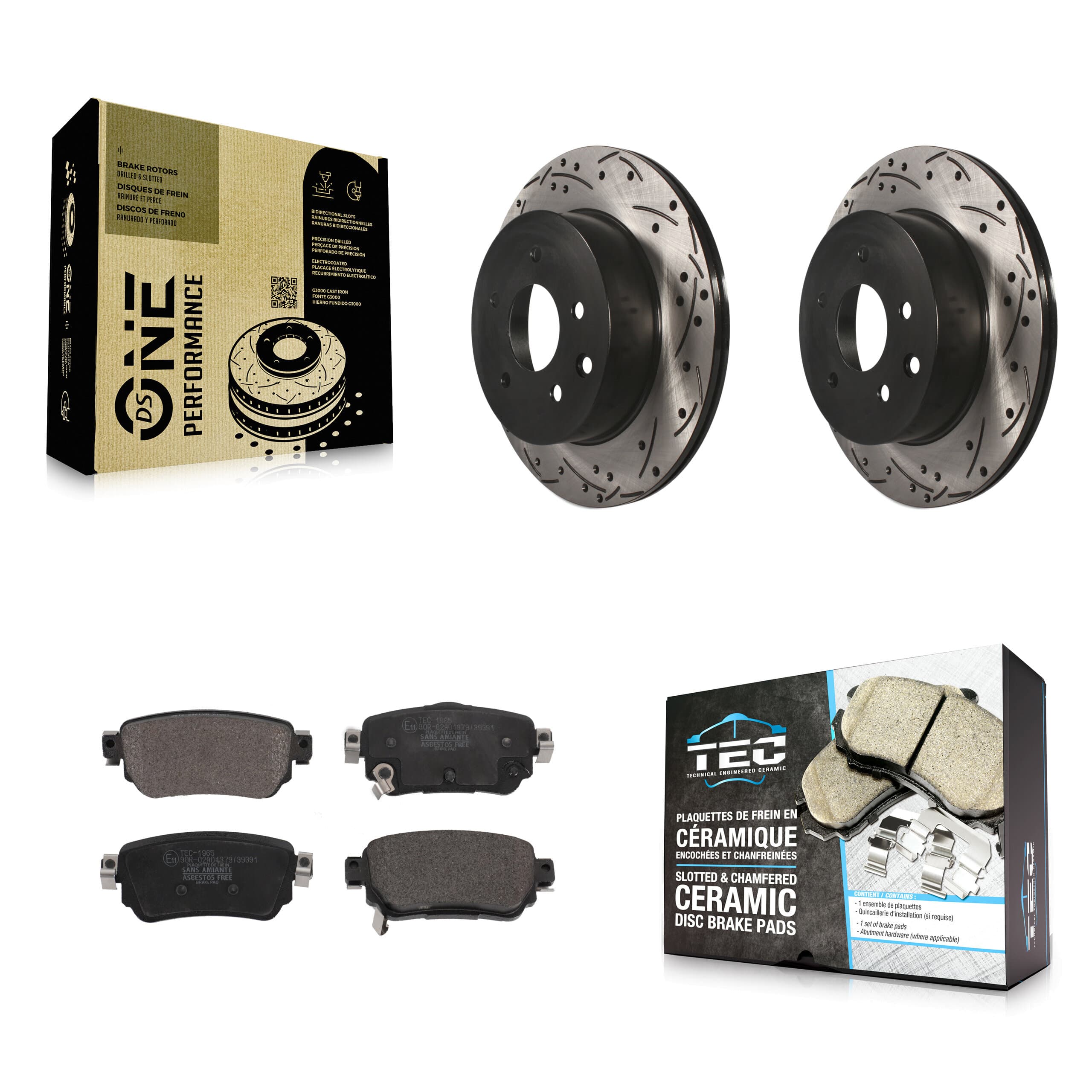 Transit Auto - KDT-101070 - Rear Disc Brake Kits image 1
