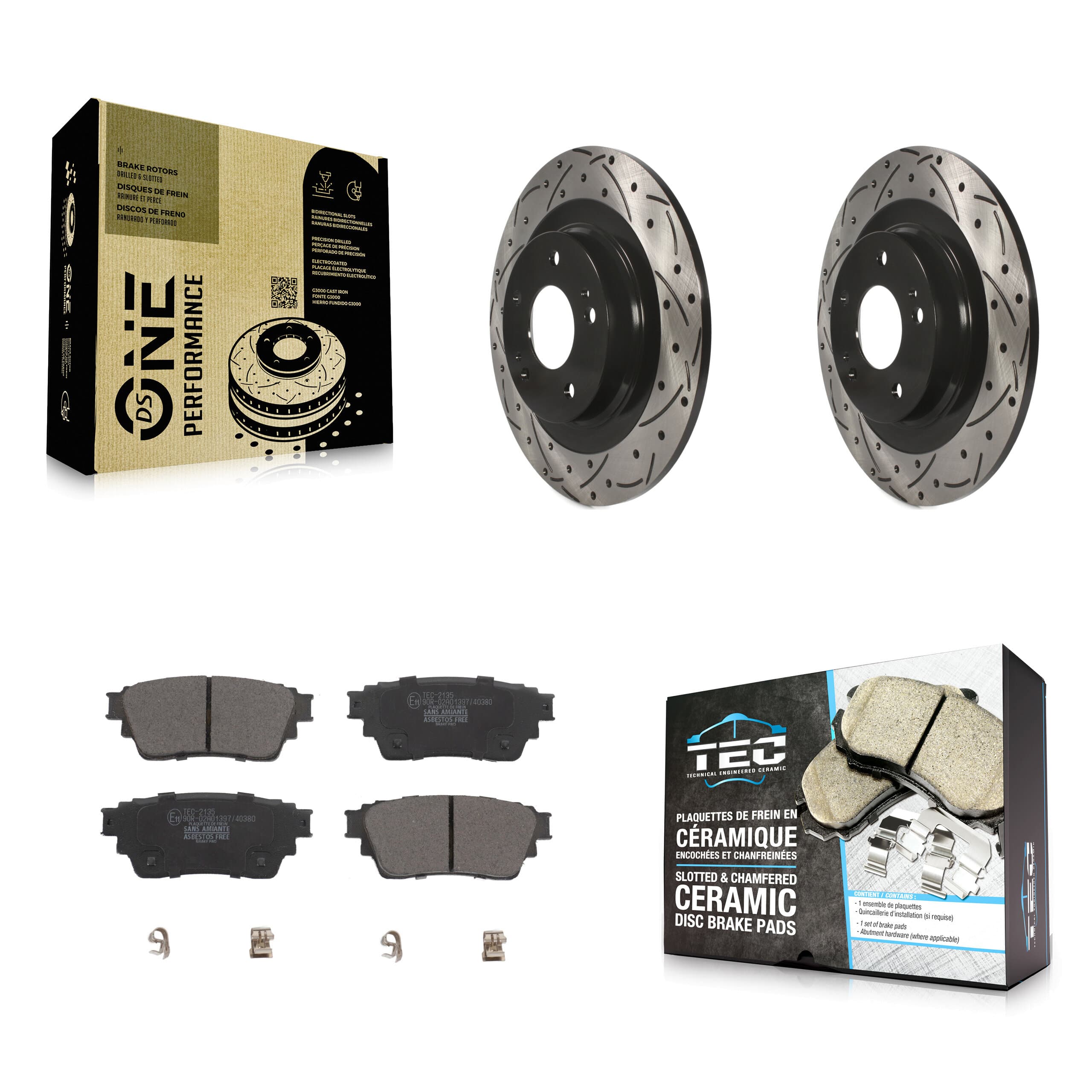 Transit Auto - KDT-101071 - Rear Disc Brake Kits image 1