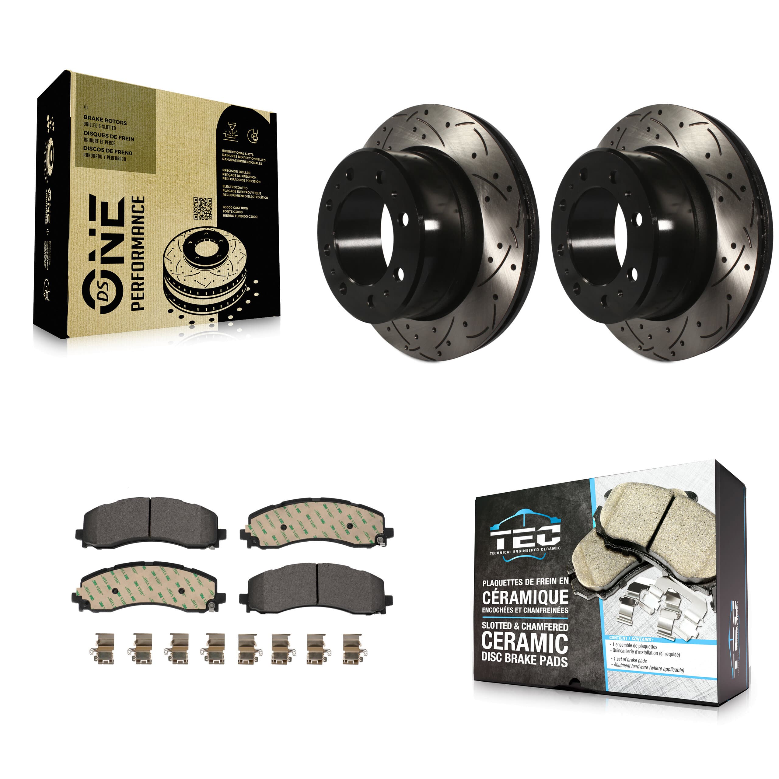 Transit Auto - KDT-101092 - Rear Disc Brake Kits image 1