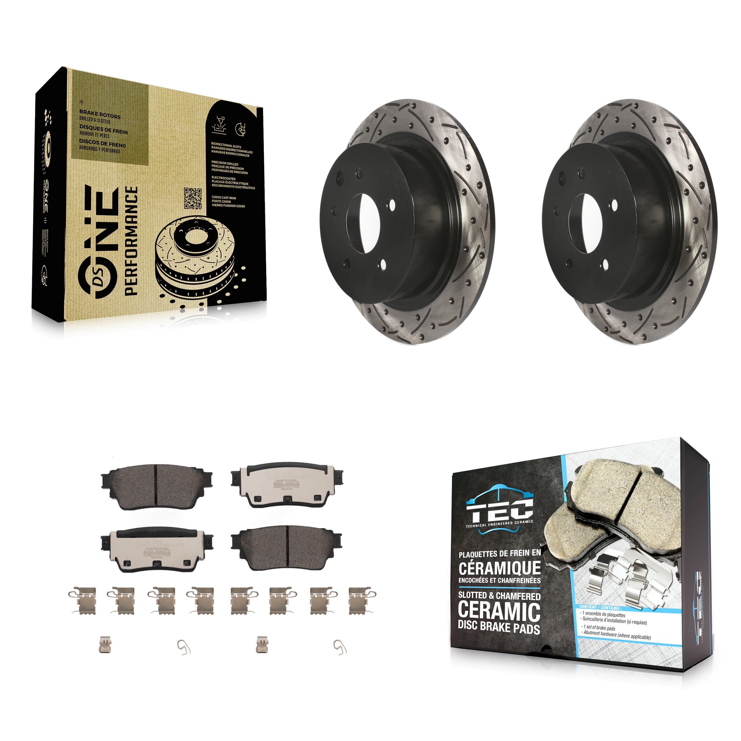 Transit Auto - KDT-101093 - Rear Disc Brake Kits image 1