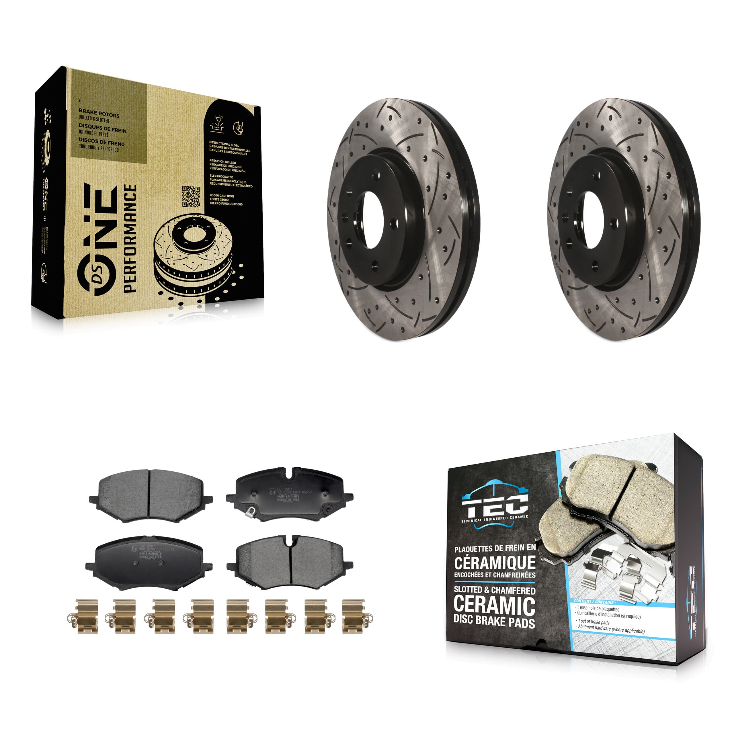 Transit Auto - KDT-101245 - Front Disc Brake Kits image 1