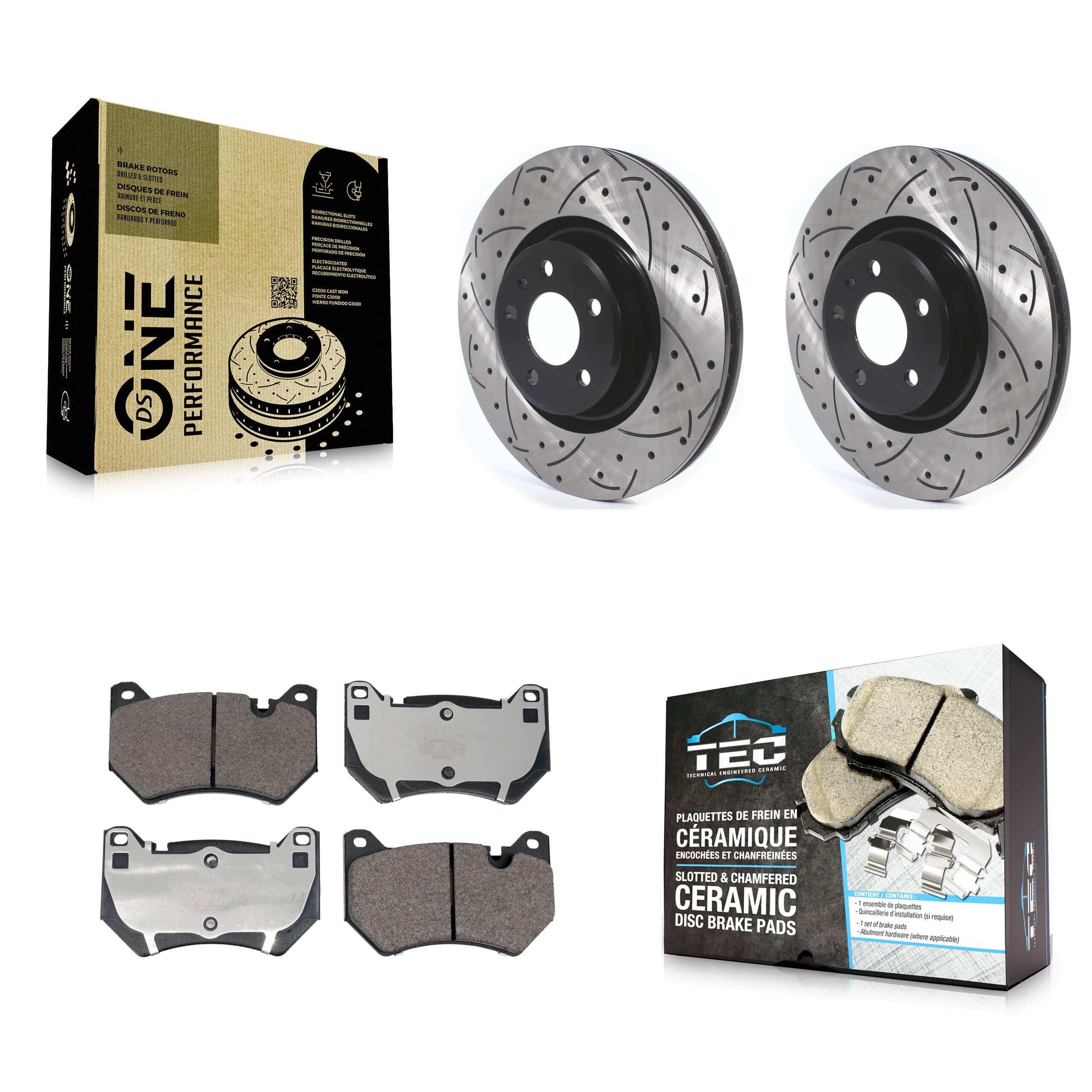 Transit Auto - KDT-101250 - Front Disc Brake Kits image 1