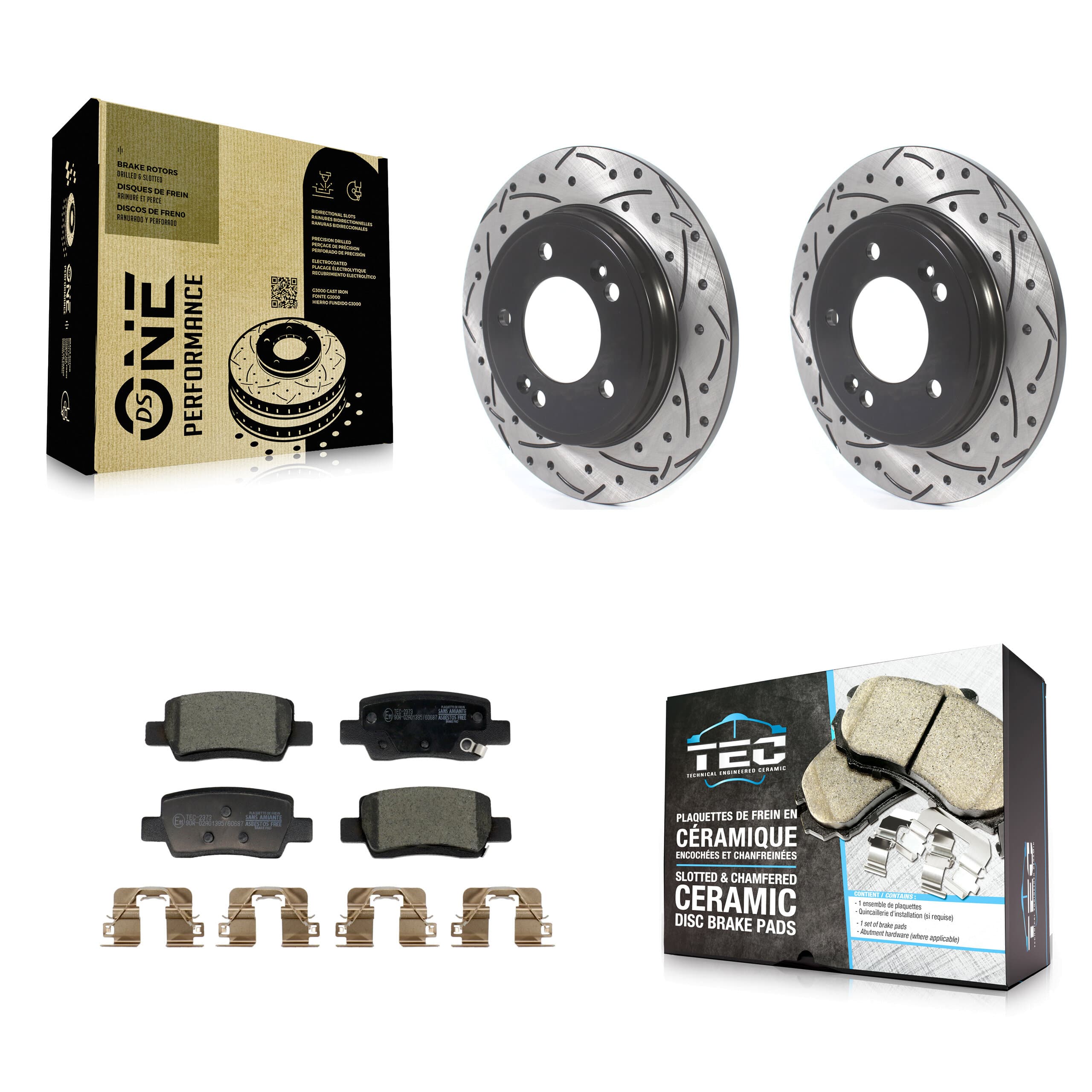 Transit Auto - KDT-101258 - Rear Disc Brake Kits image 1