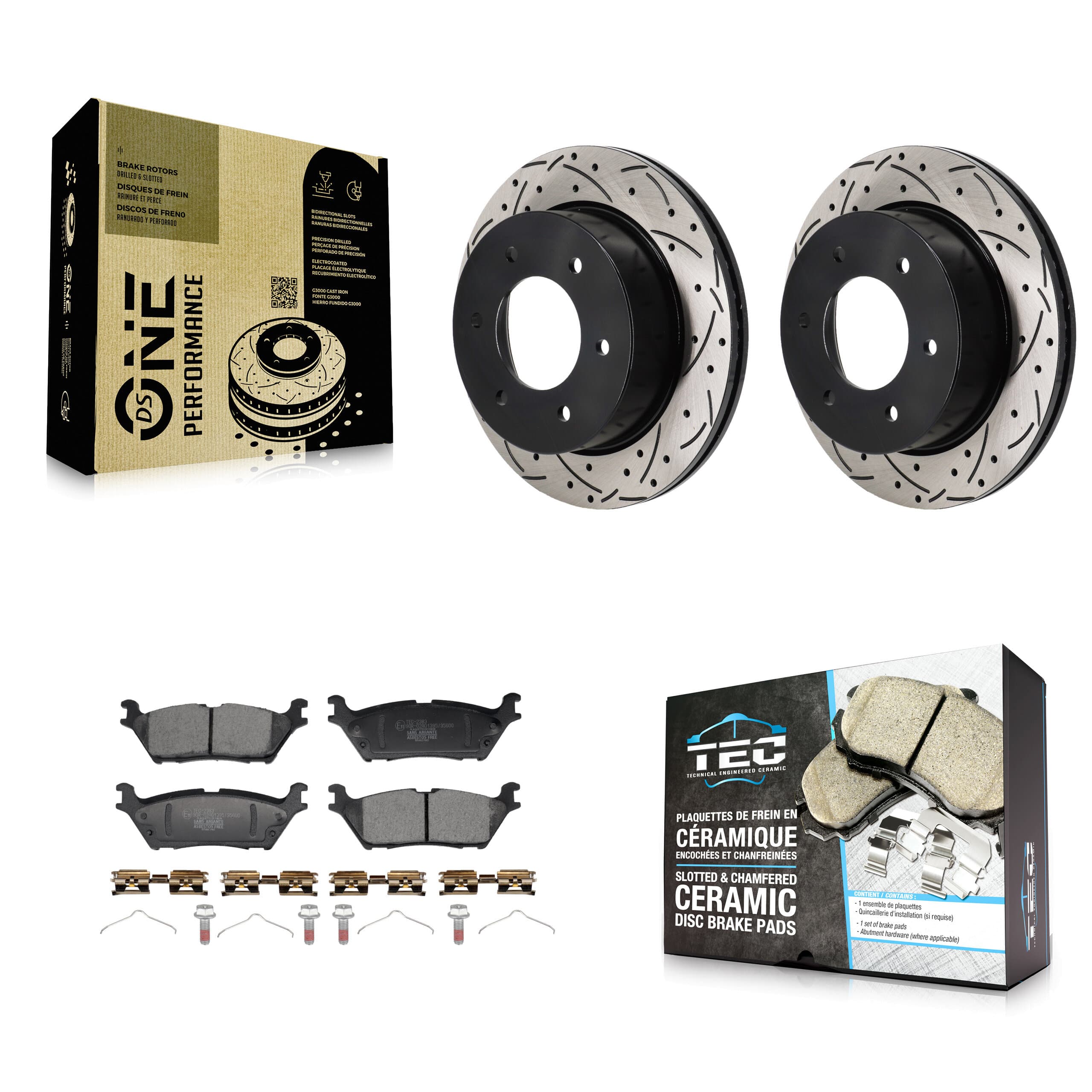 Transit Auto - KDT-101430 - Rear Disc Brake Kits image 1