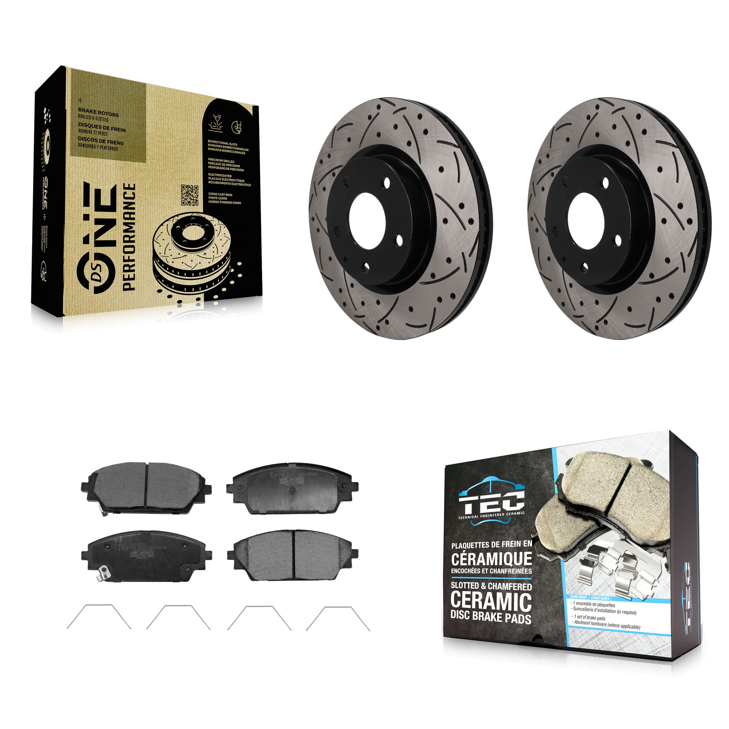 Transit Auto - KDT-101947 - Front Disc Brake Kits image 1
