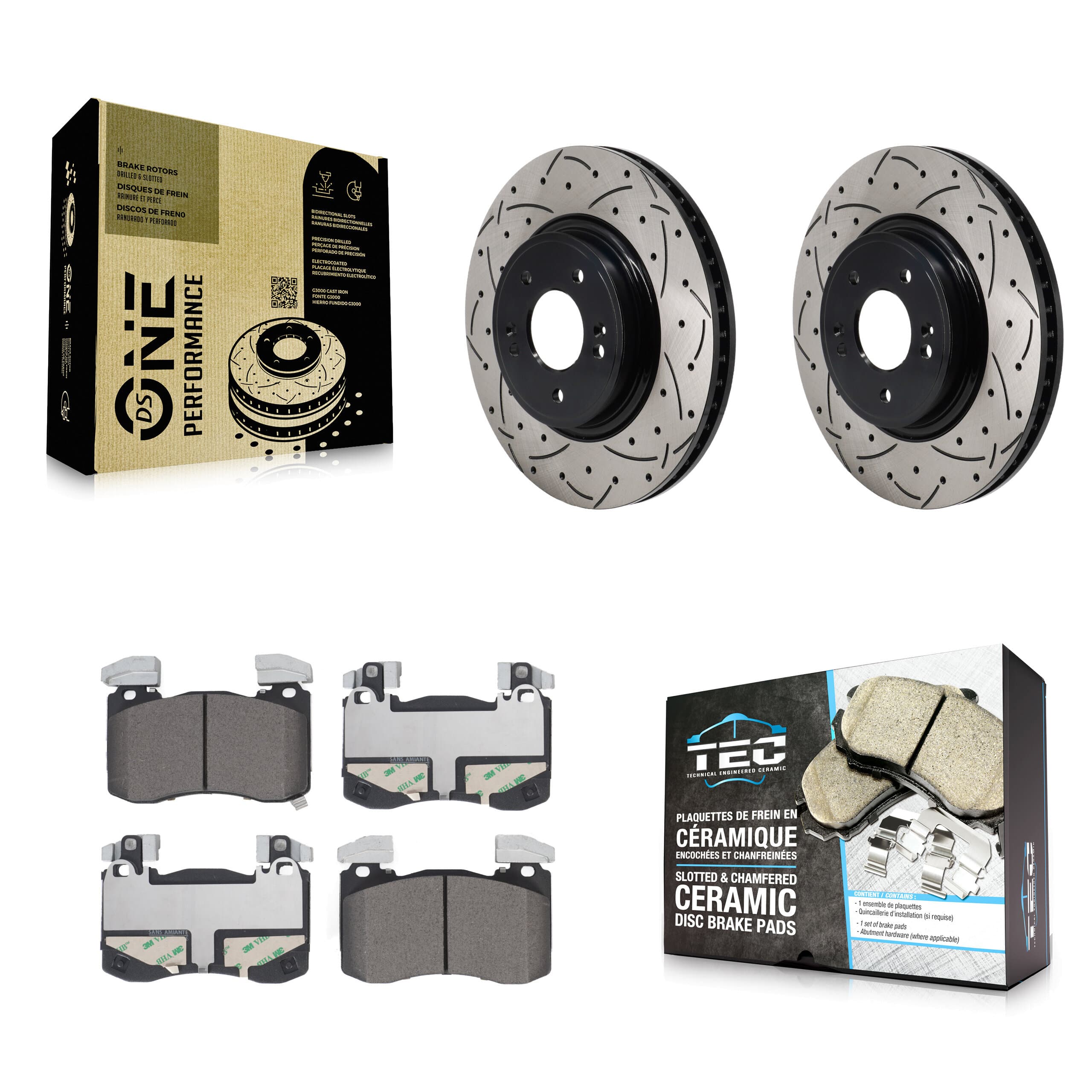 Transit Auto - KDT-101950 - Front Disc Brake Kits image 1