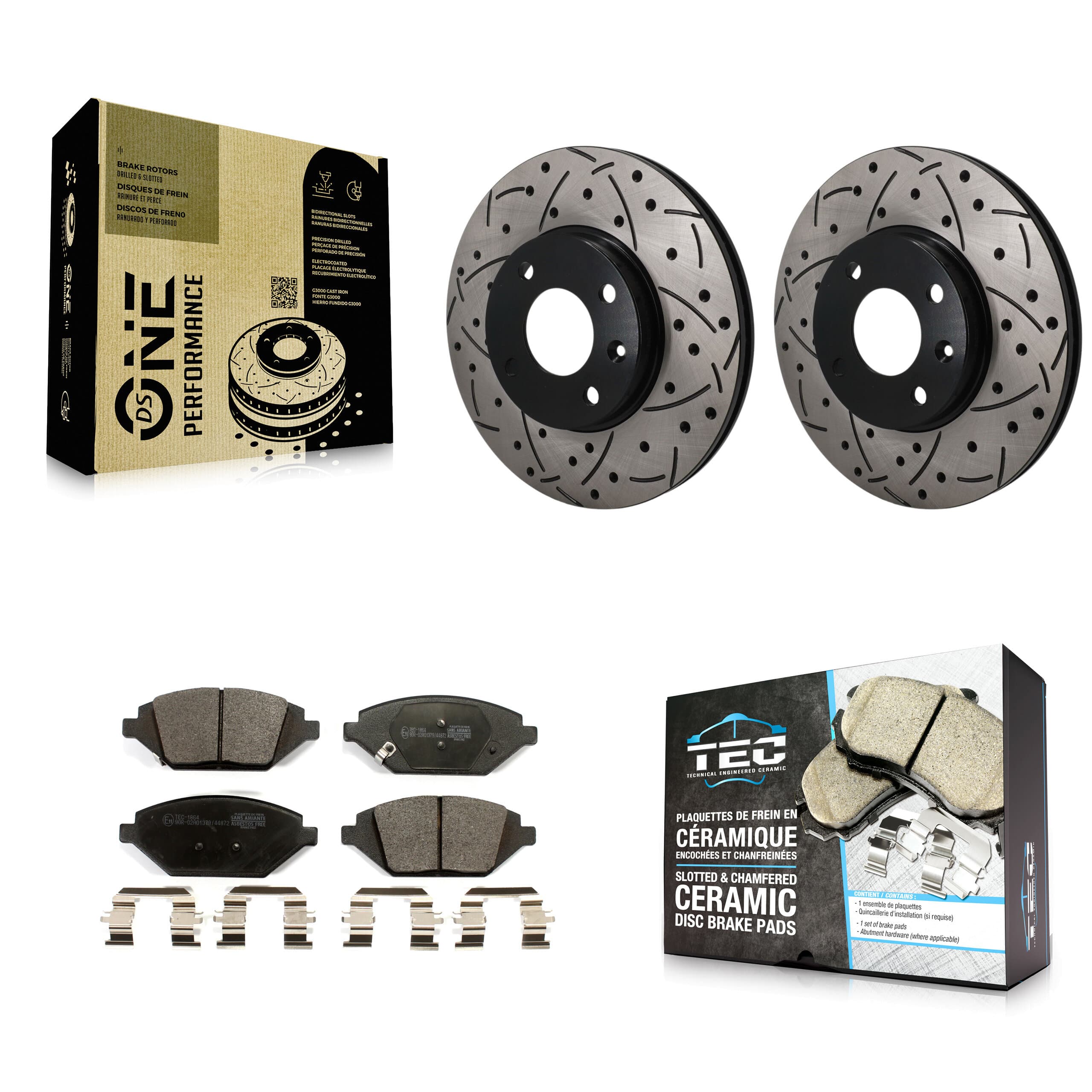 Transit Auto - KDT-101989 - Front Disc Brake Kits image 1
