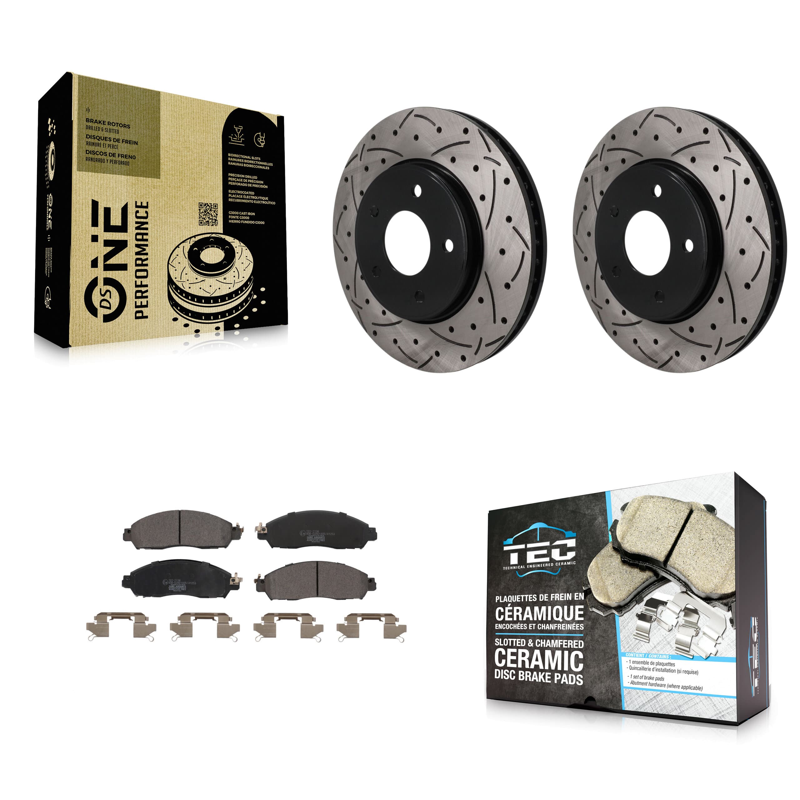 Transit Auto - KDT-102017 - Front Disc Brake Kits image 1