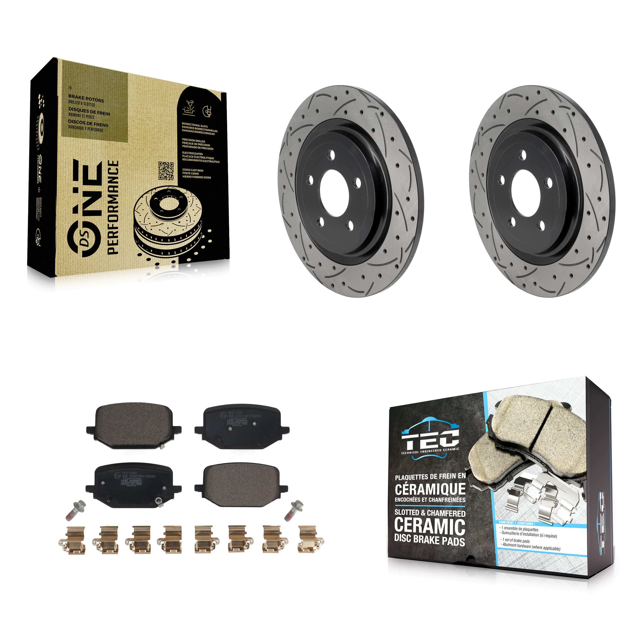 Transit Auto - KDT-102044 - Rear Disc Brake Kits image 1