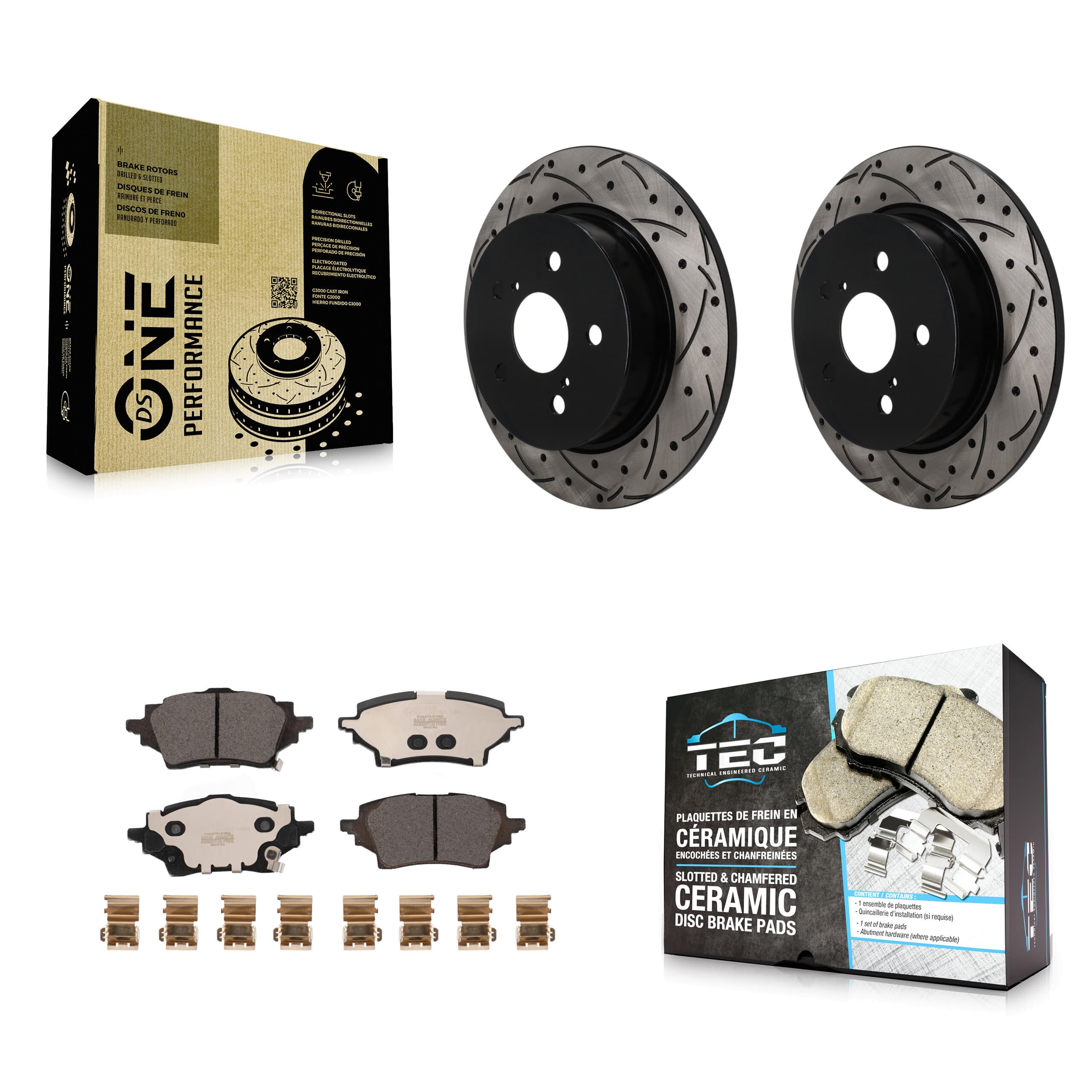 Transit Auto - KDT-102055 - Rear Disc Brake Kits image 1