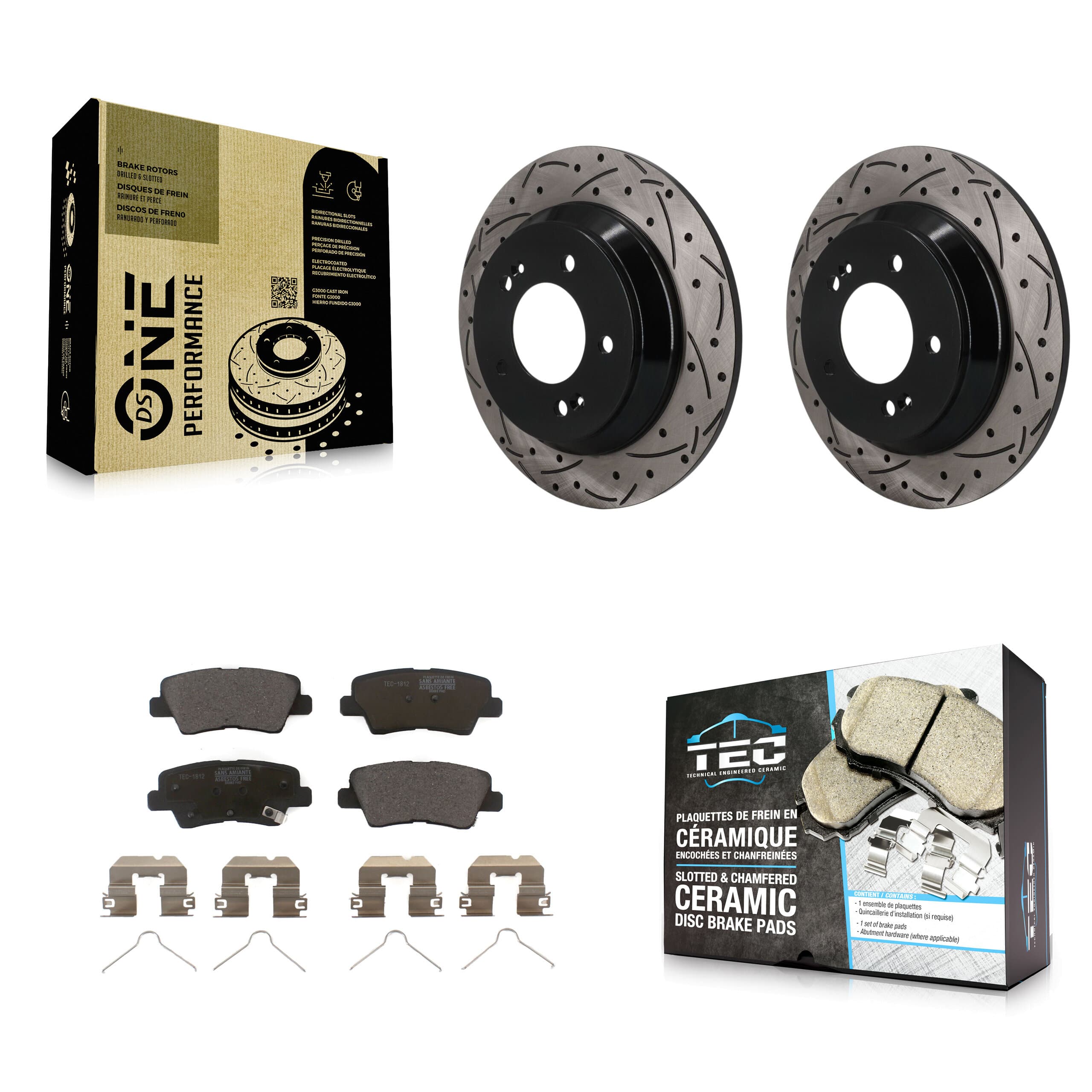 Transit Auto - KDT-102067 - Rear Disc Brake Kits image 1