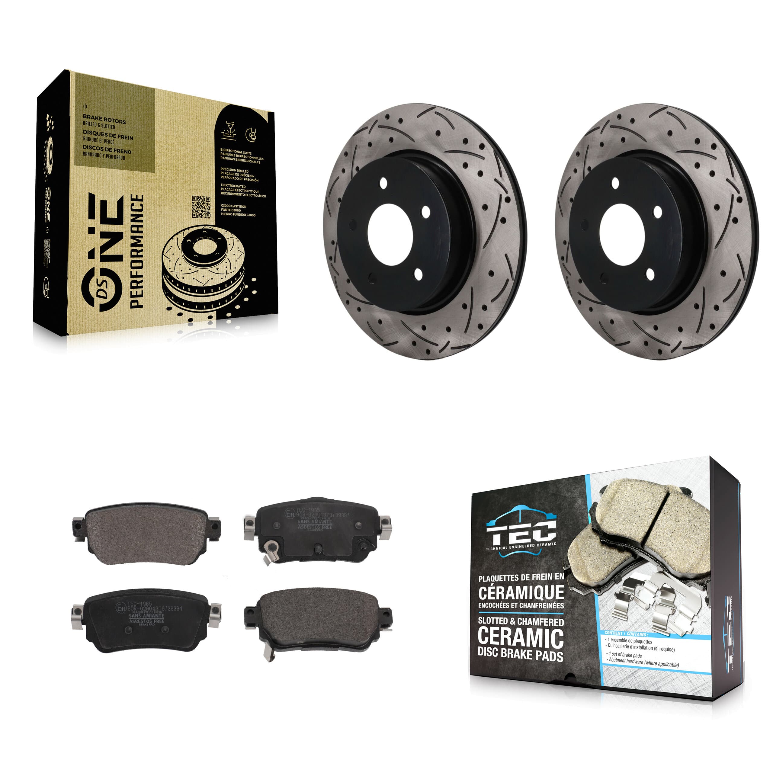 Transit Auto - KDT-102081 - Rear Disc Brake Kits image 1