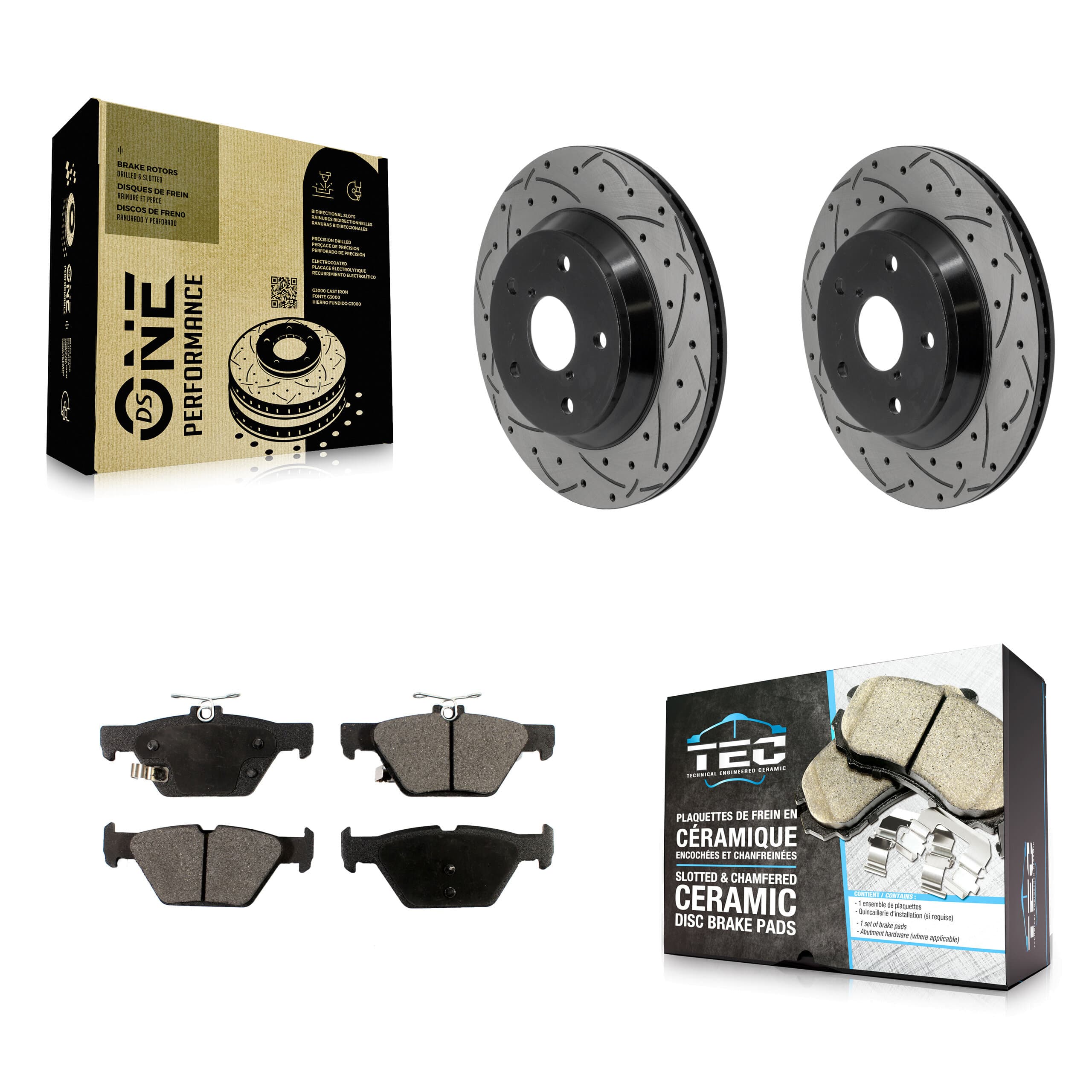 Transit Auto - KDT-102086 - Rear Disc Brake Kits image 1