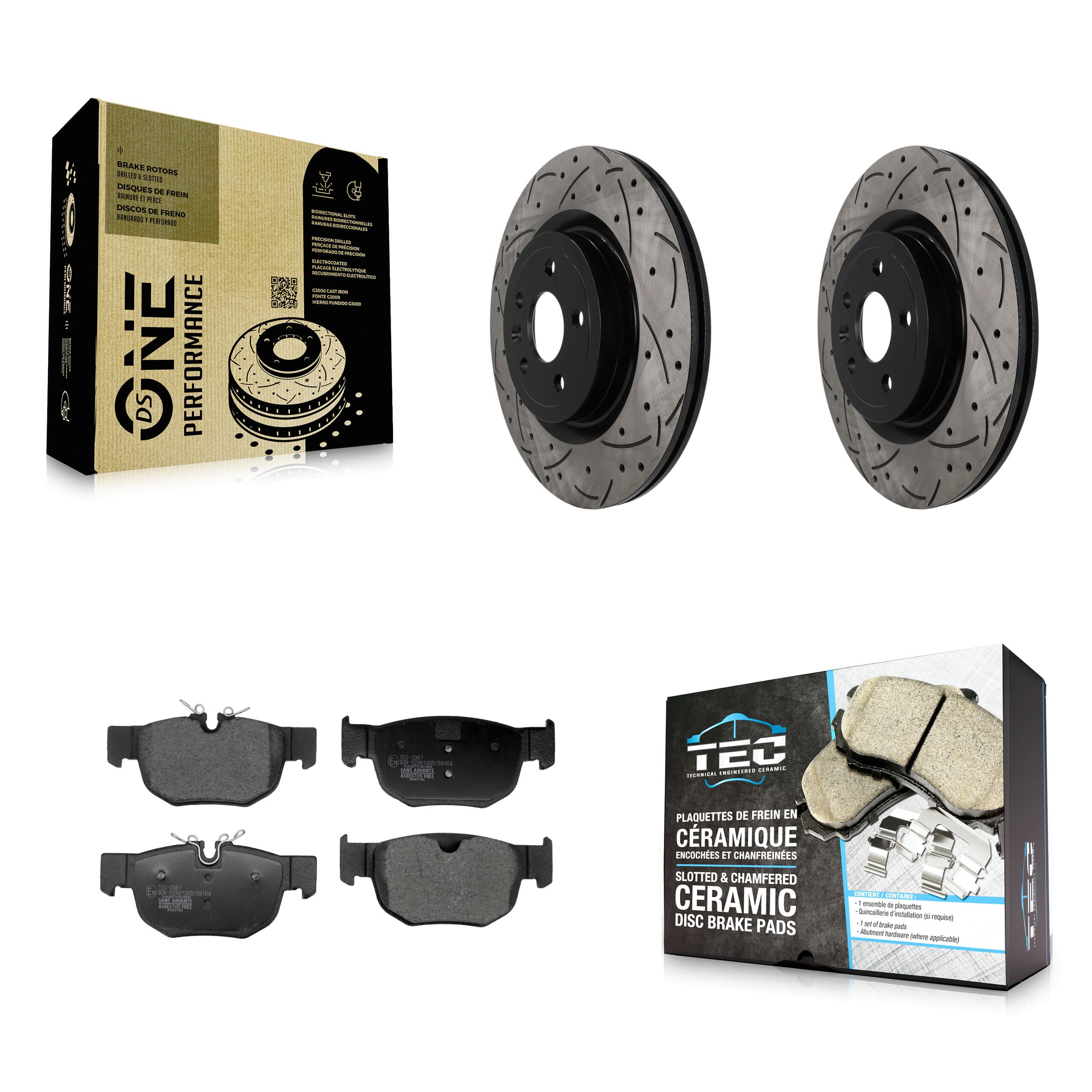 Transit Auto - KDT-102087 - Rear Disc Brake Kits image 1