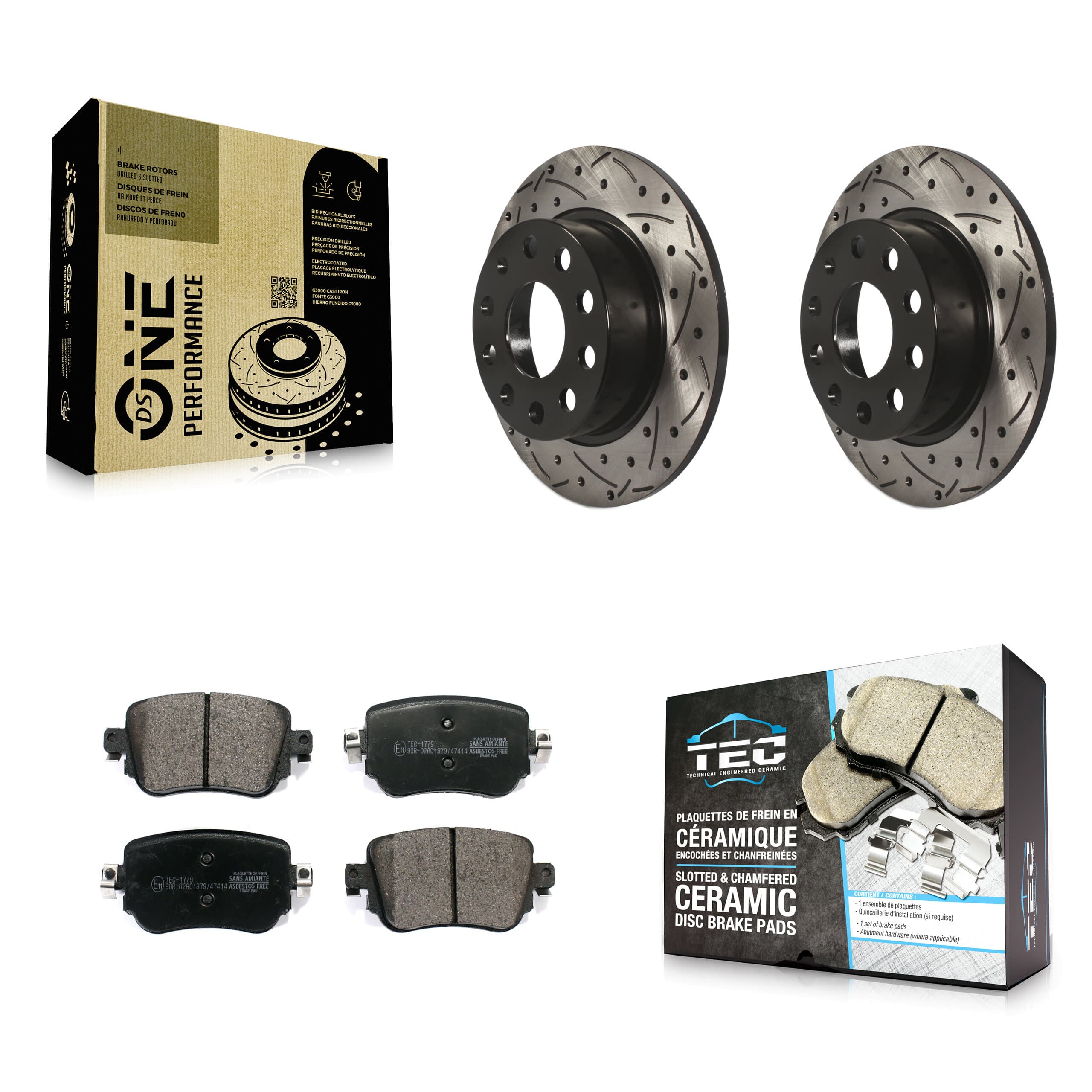 Transit Auto - KDT-102093 - Rear Disc Brake Kits image 1