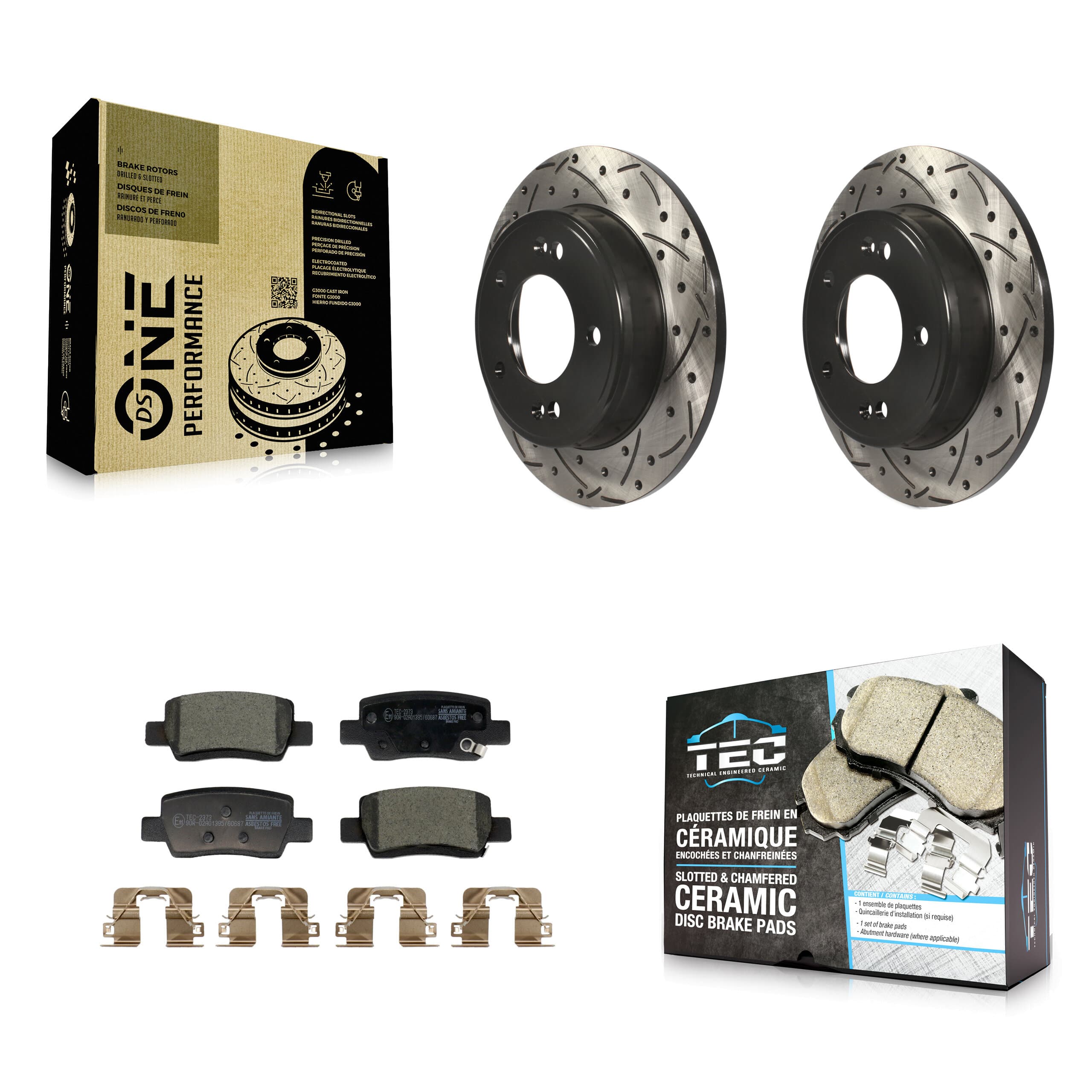 Transit Auto - KDT-102164 - Rear Disc Brake Kits image 1