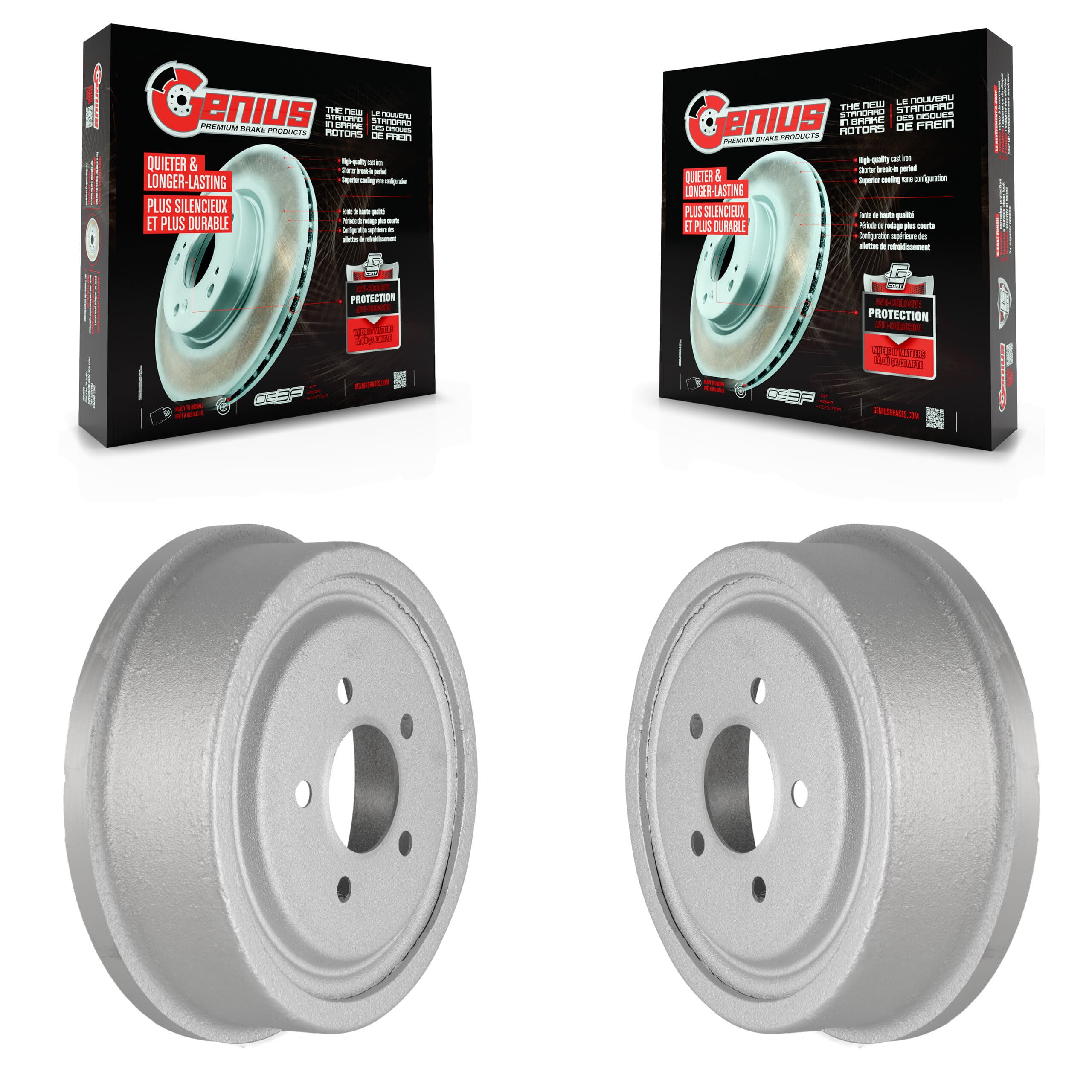 Genius - KG-101399 - Rear Brake Drum Kits image 1
