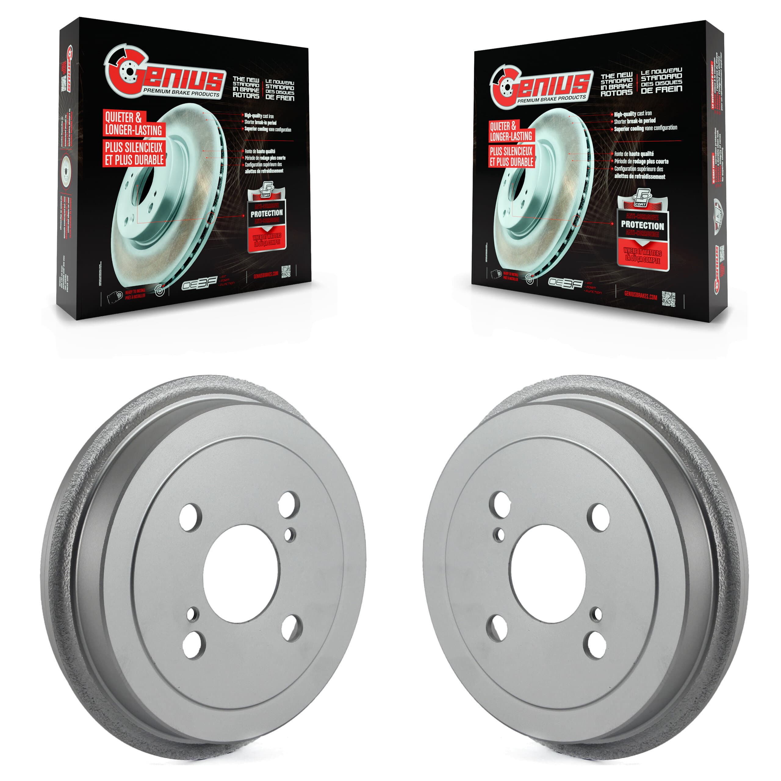 Genius - KG-101415 - Rear Brake Drum Kits image 1