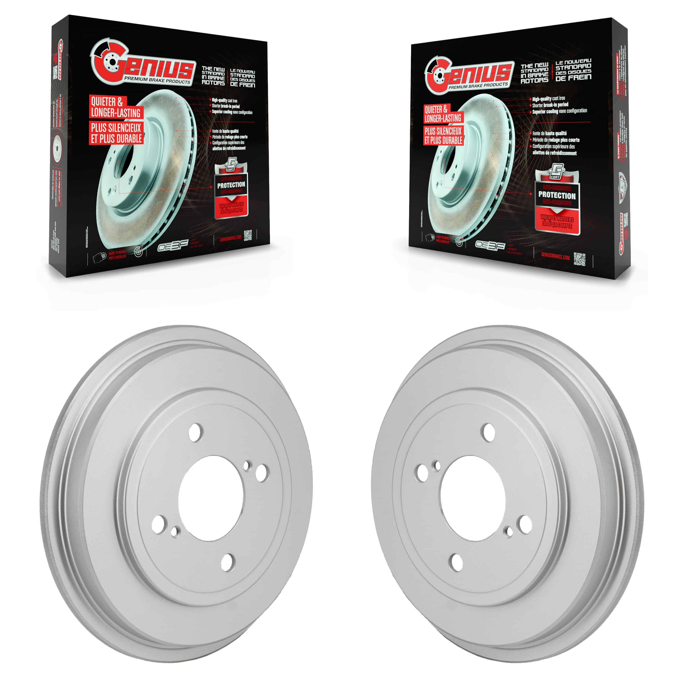 Genius - KG-102040 - Rear Brake Drum Kits image 1