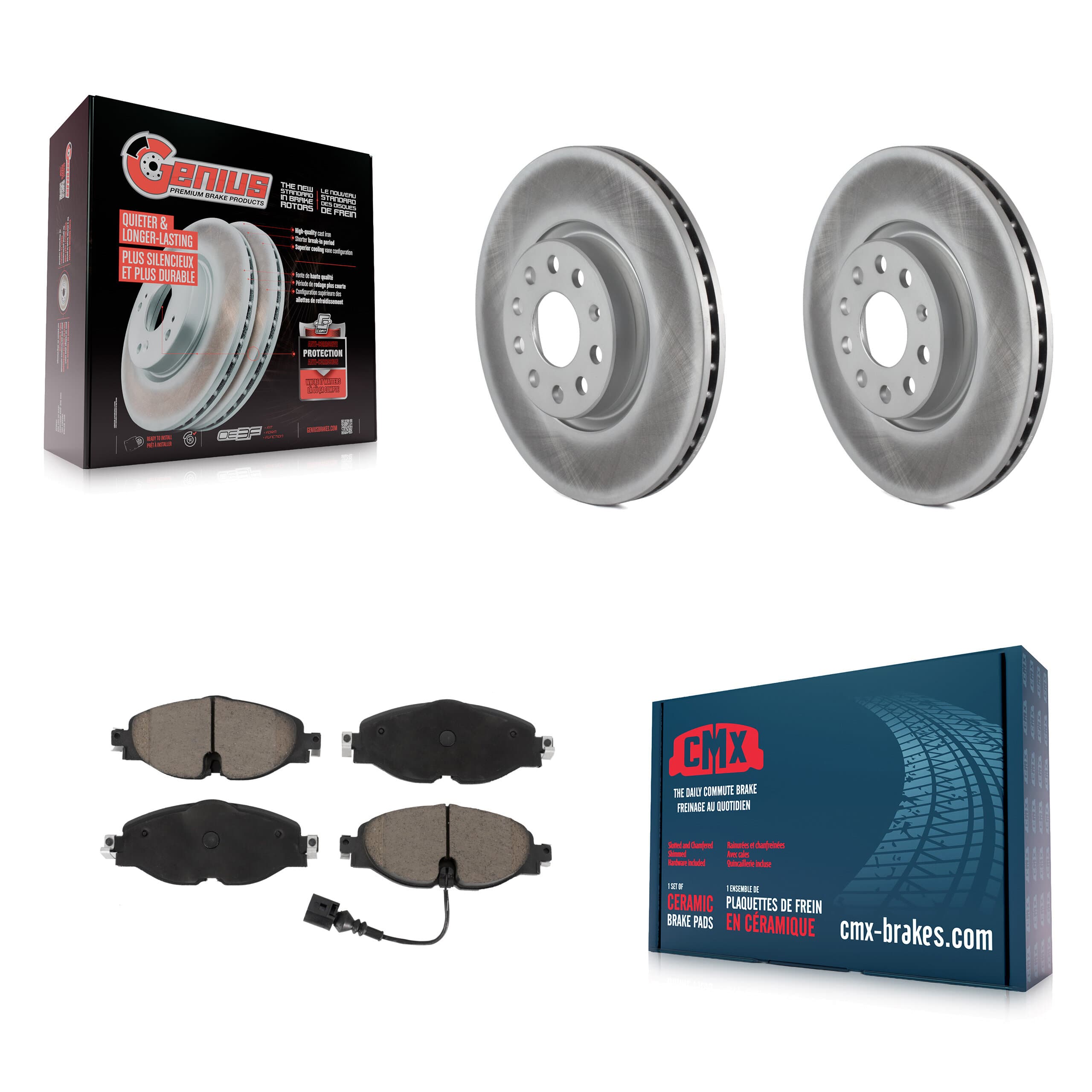 Transit Auto - KGC-100062 - Front Disc Brake Kits image 1