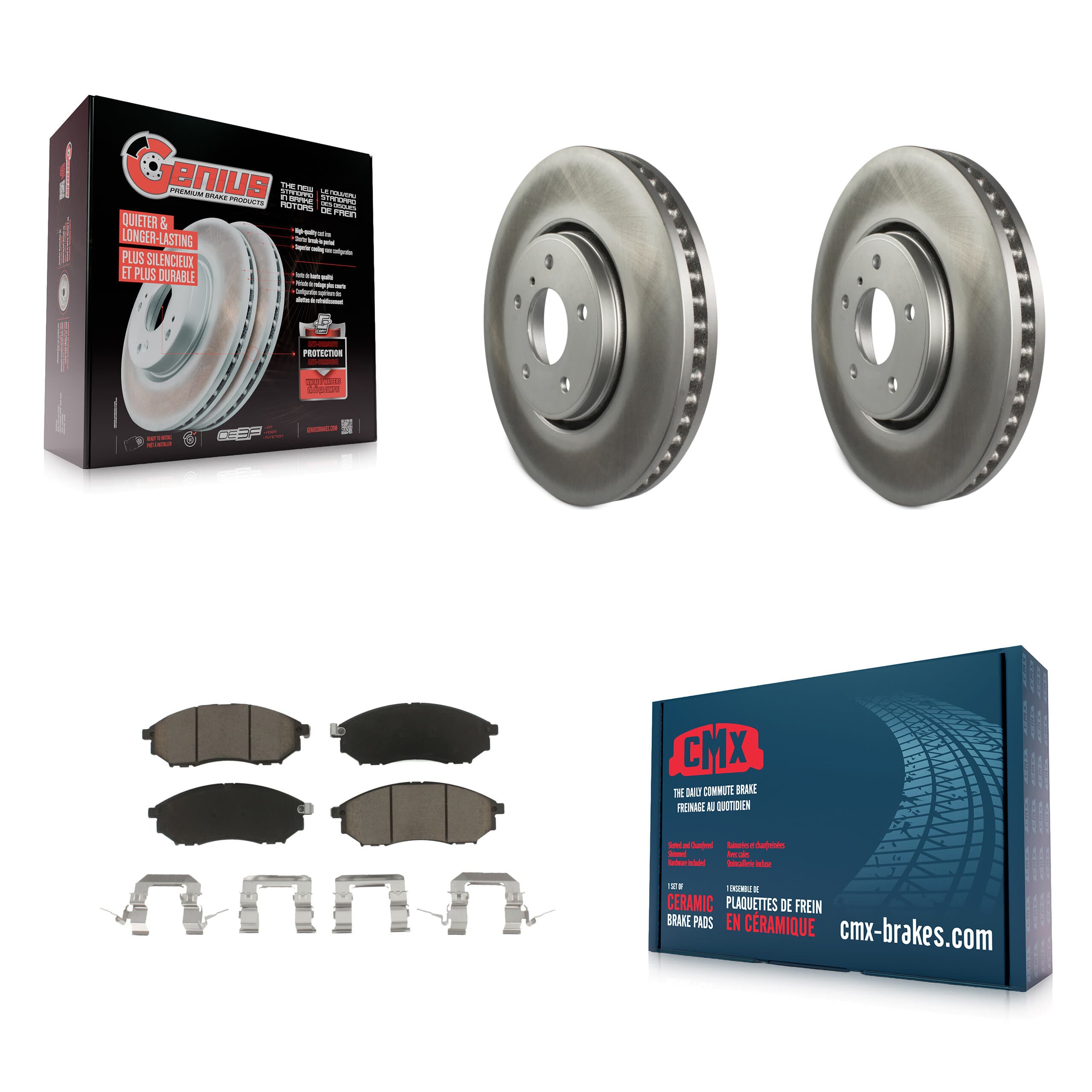 Transit Auto - KGC-100124 - Front Disc Brake Kits image 1