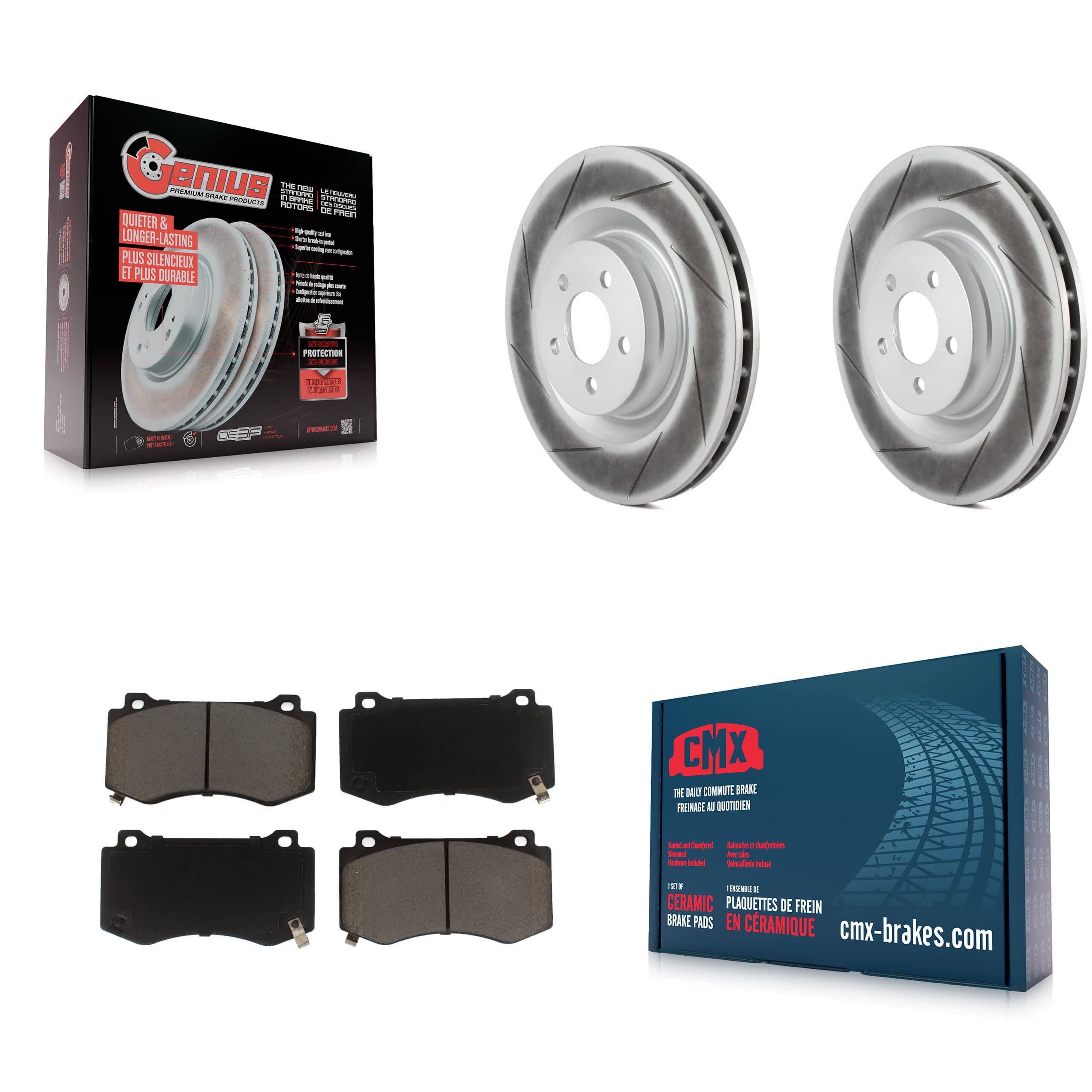 Transit Auto - KGC-100125 - Front Disc Brake Kits image 1