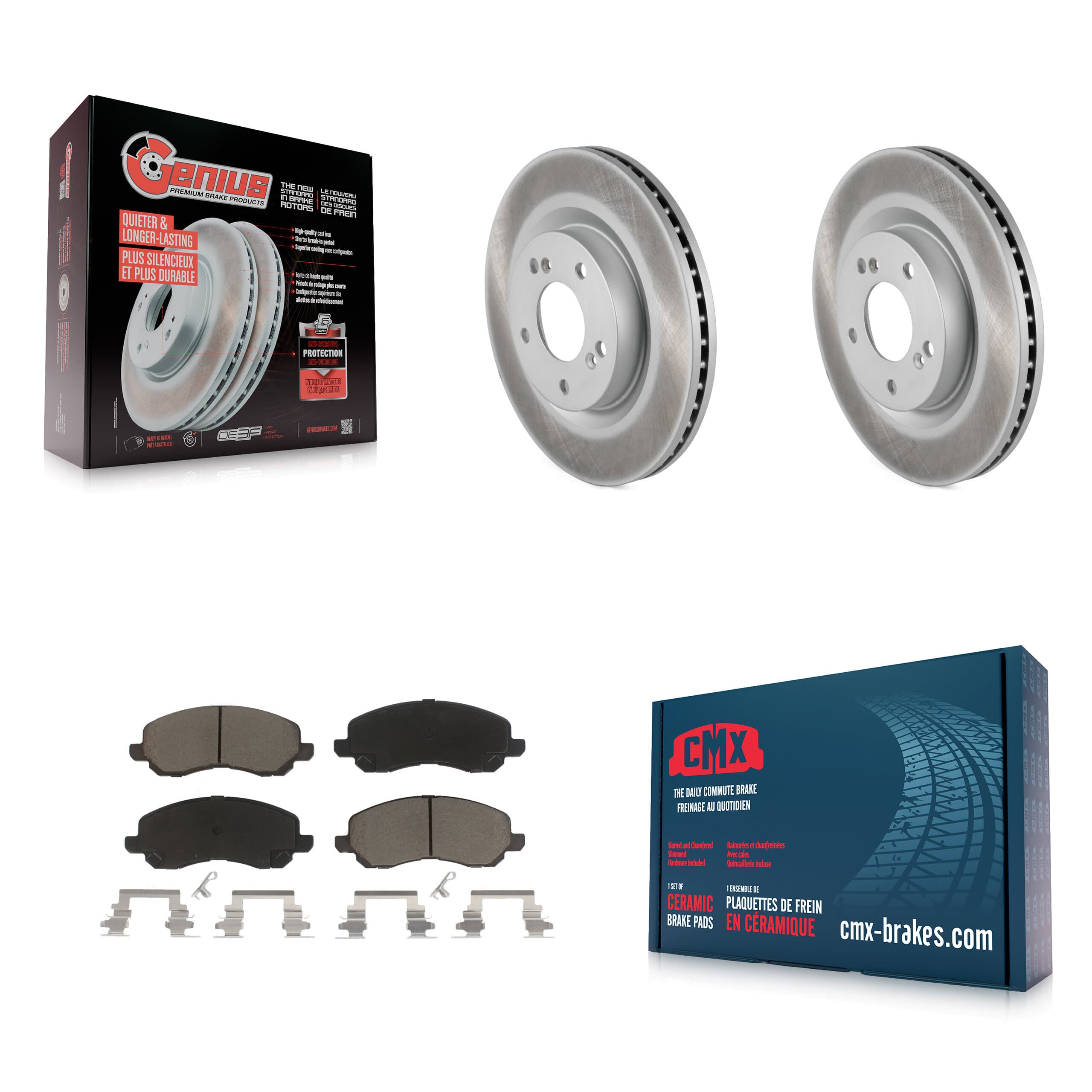 Transit Auto - KGC-100300 - Front Disc Brake Kits image 1