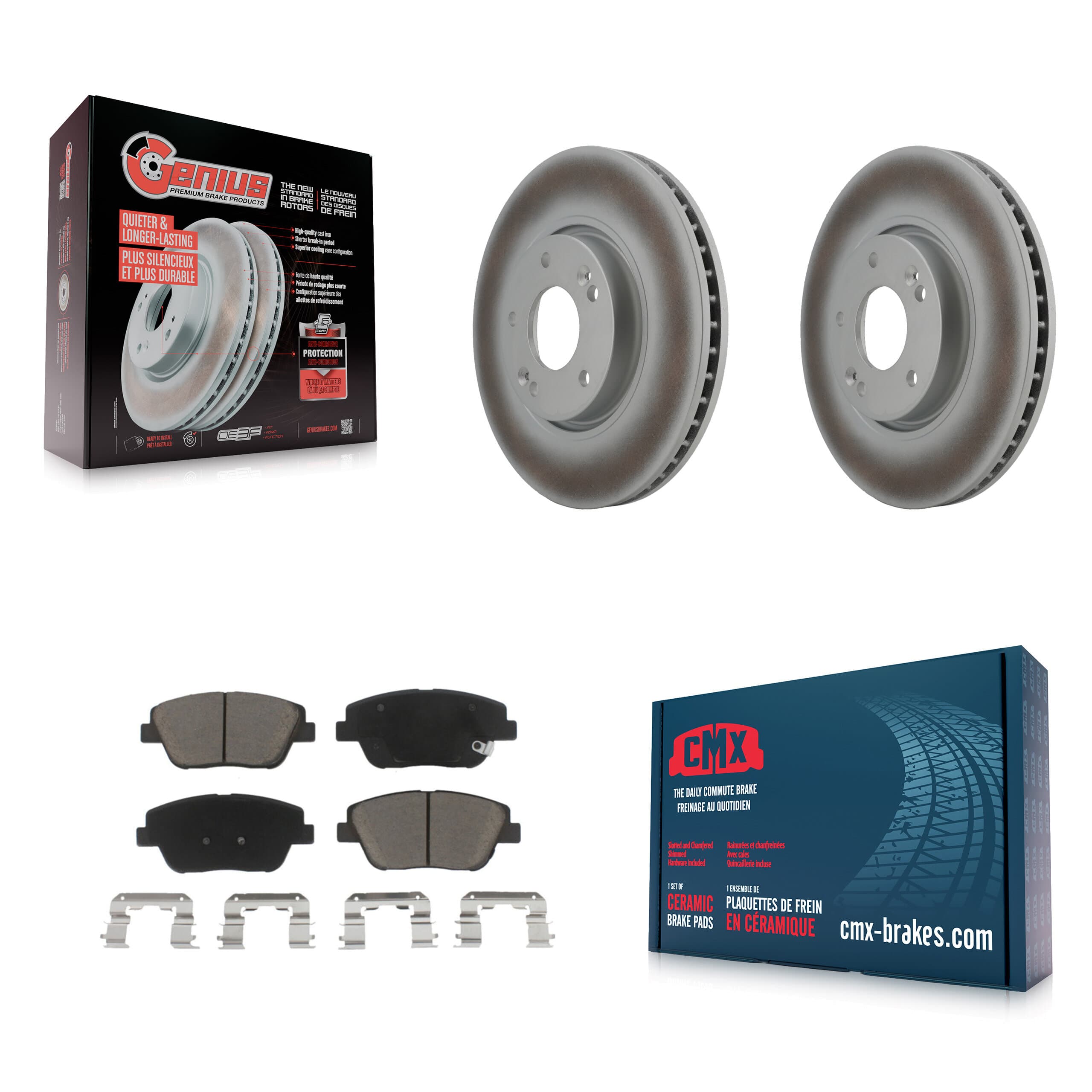 Transit Auto - KGC-100345 - Front Disc Brake Kits image 1