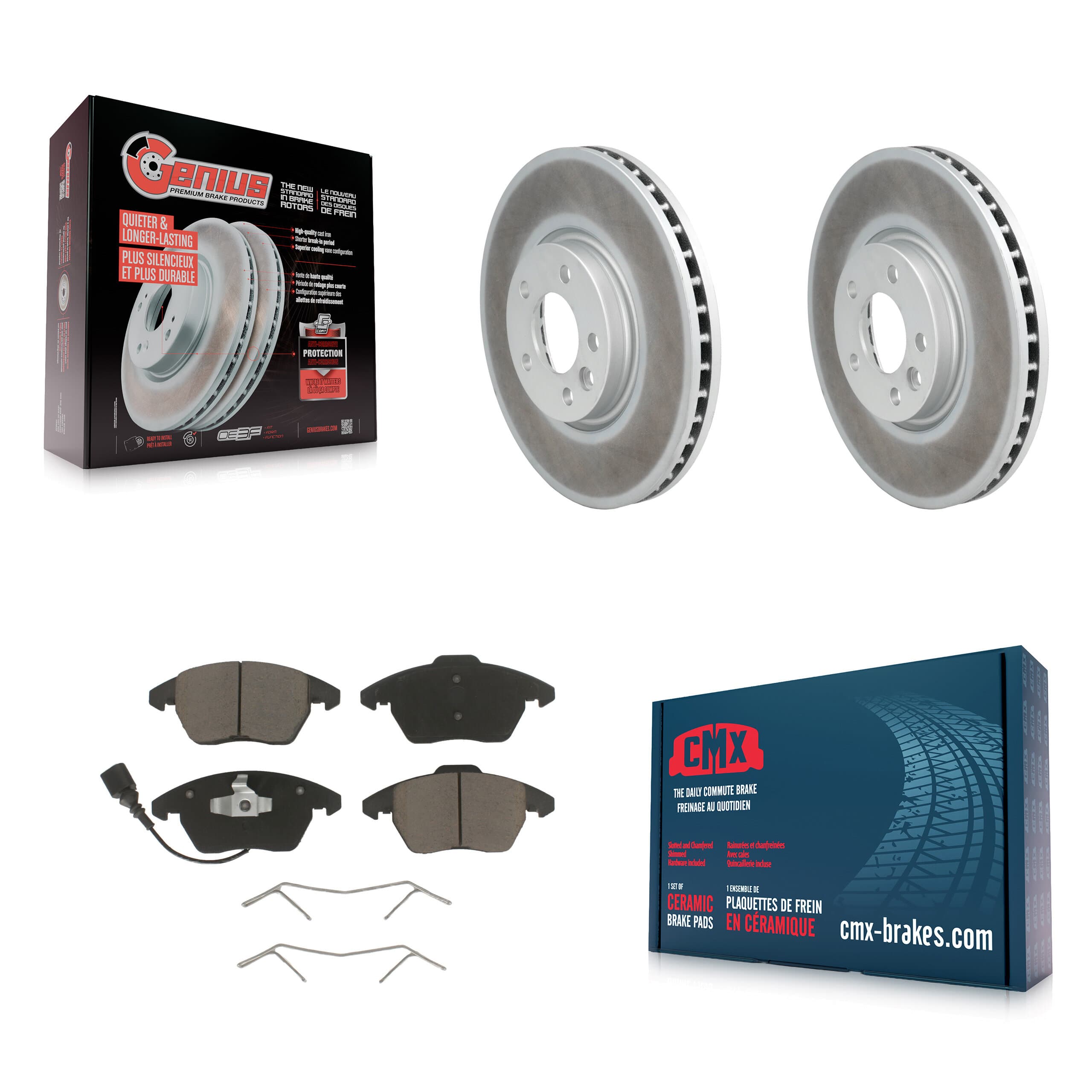Transit Auto - KGC-100408 - Front Disc Brake Kits image 1