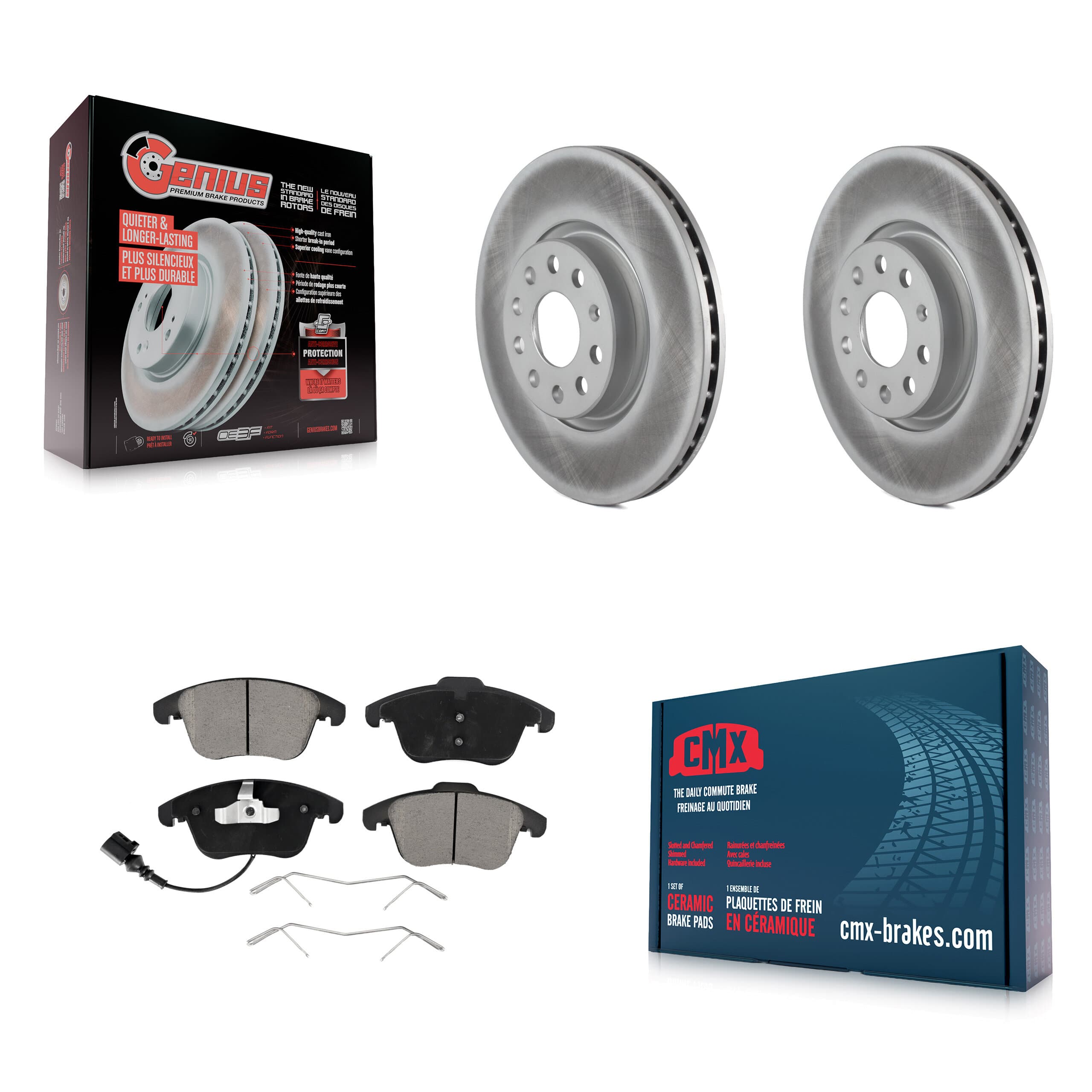 Transit Auto - KGC-100410 - Front Disc Brake Kits image 1