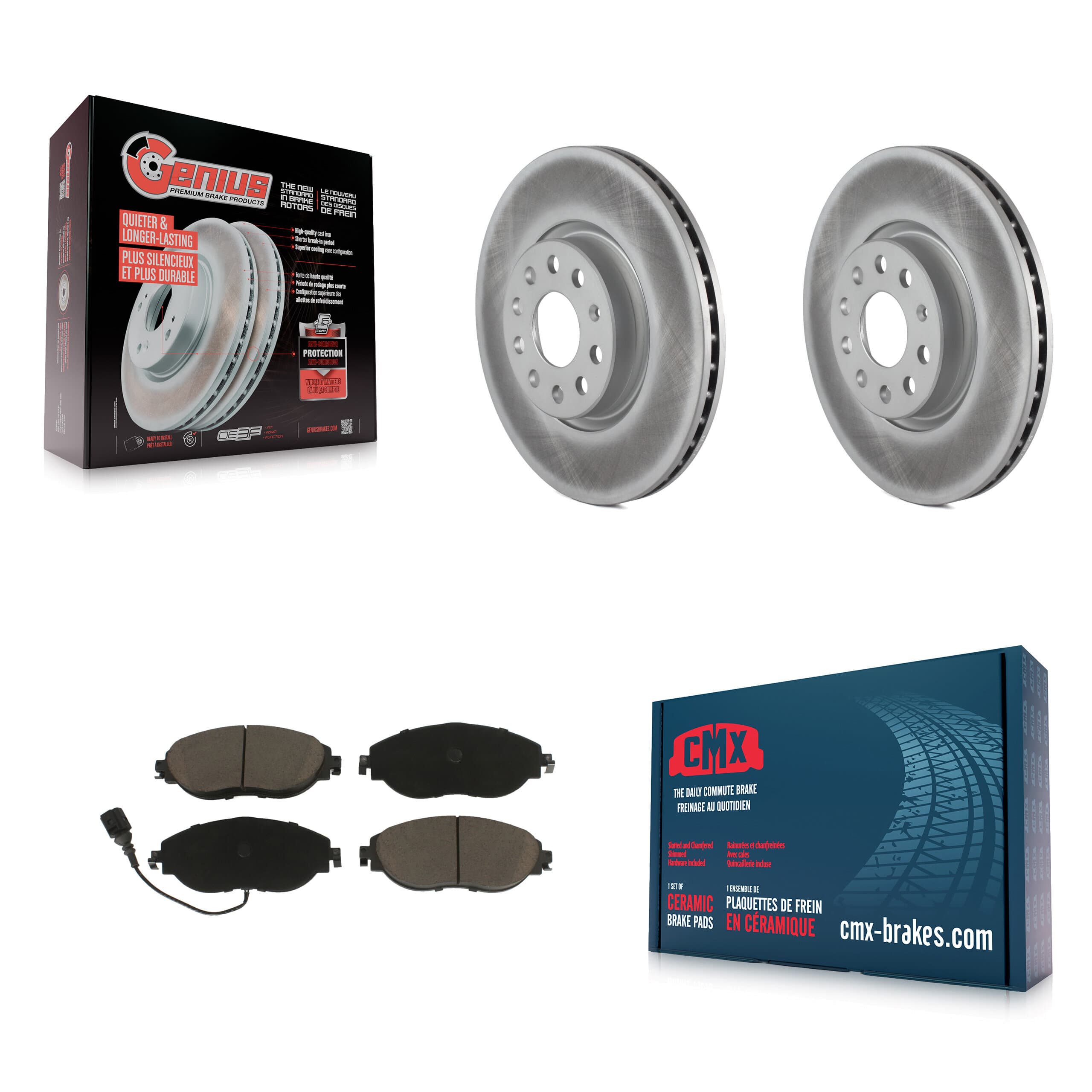 Transit Auto - KGC-100415 - Front Disc Brake Kits image 1