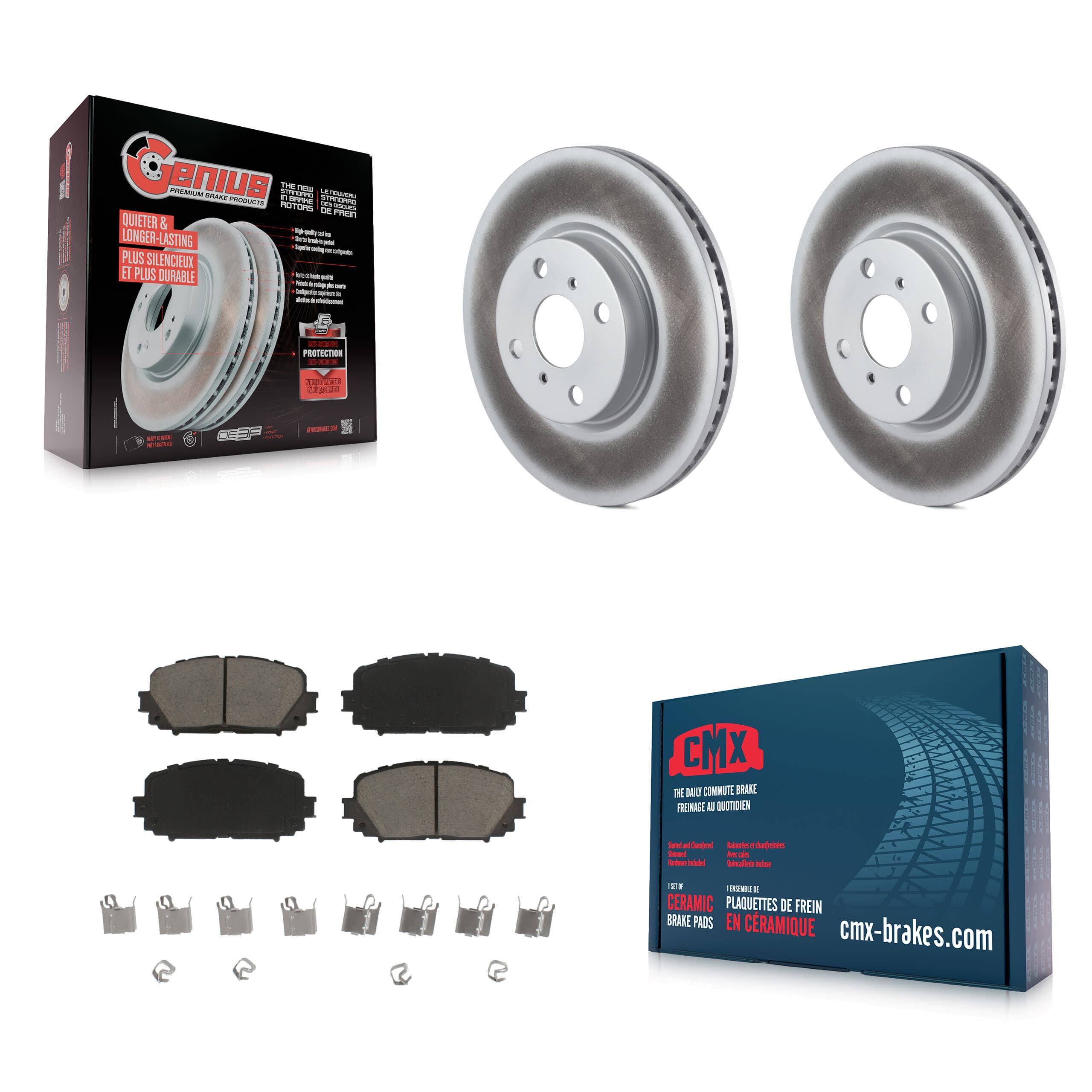 Transit Auto - KGC-100550 - Front Disc Brake Kits image 1