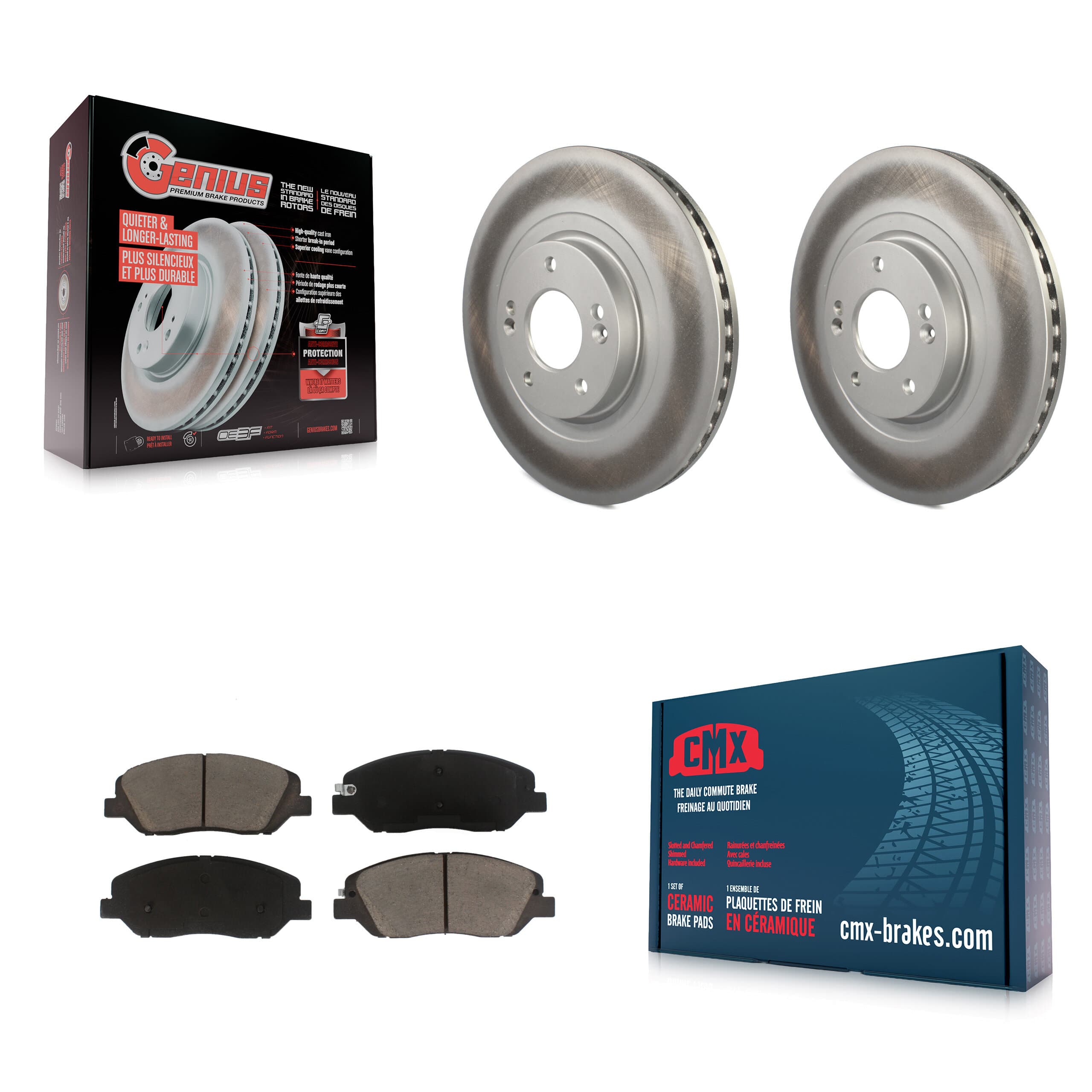 Transit Auto - KGC-100580 - Front Disc Brake Kits image 1